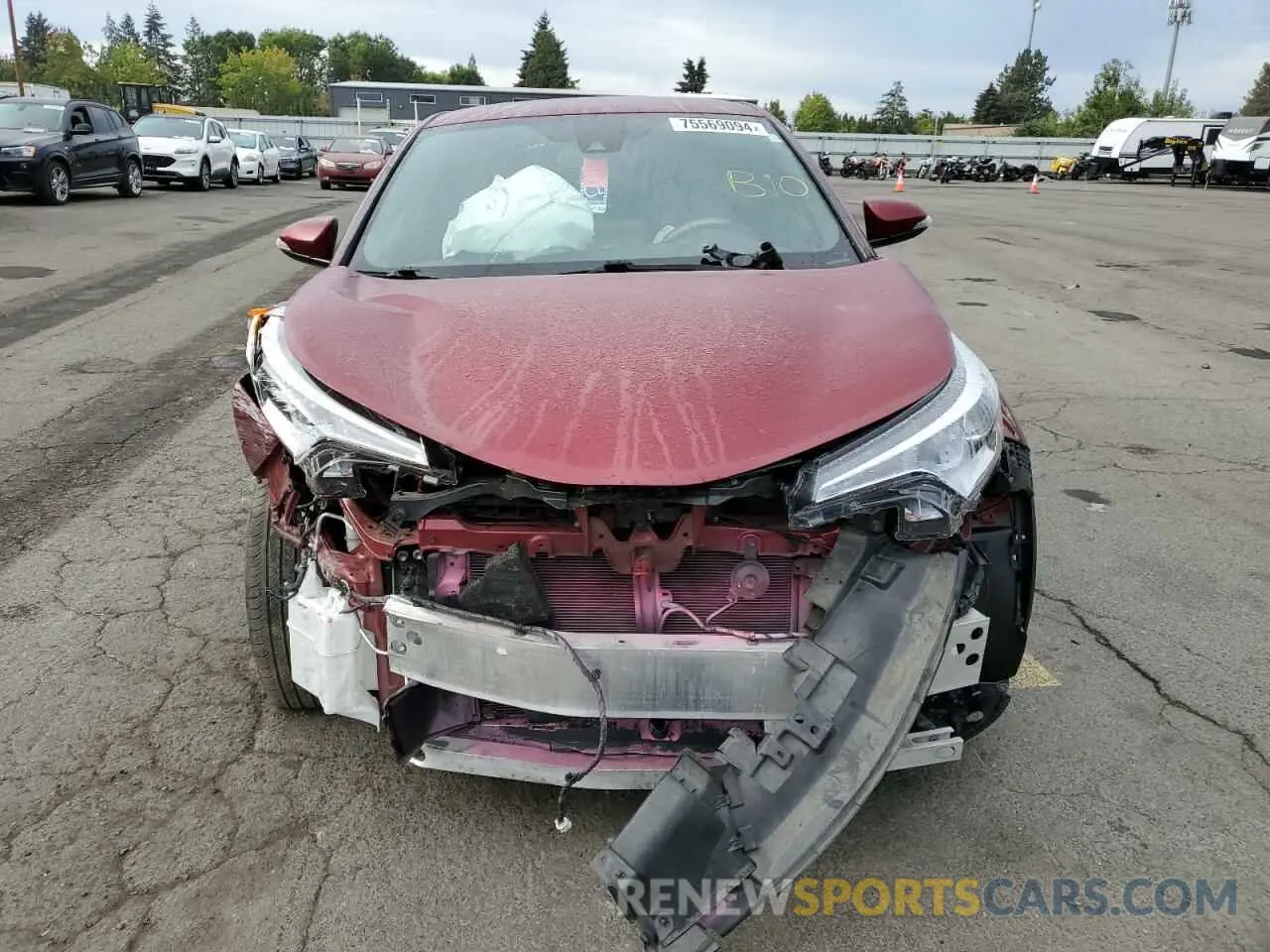 5 Фотография поврежденного автомобиля JTNKHMBX9K1050360 TOYOTA C-HR 2019