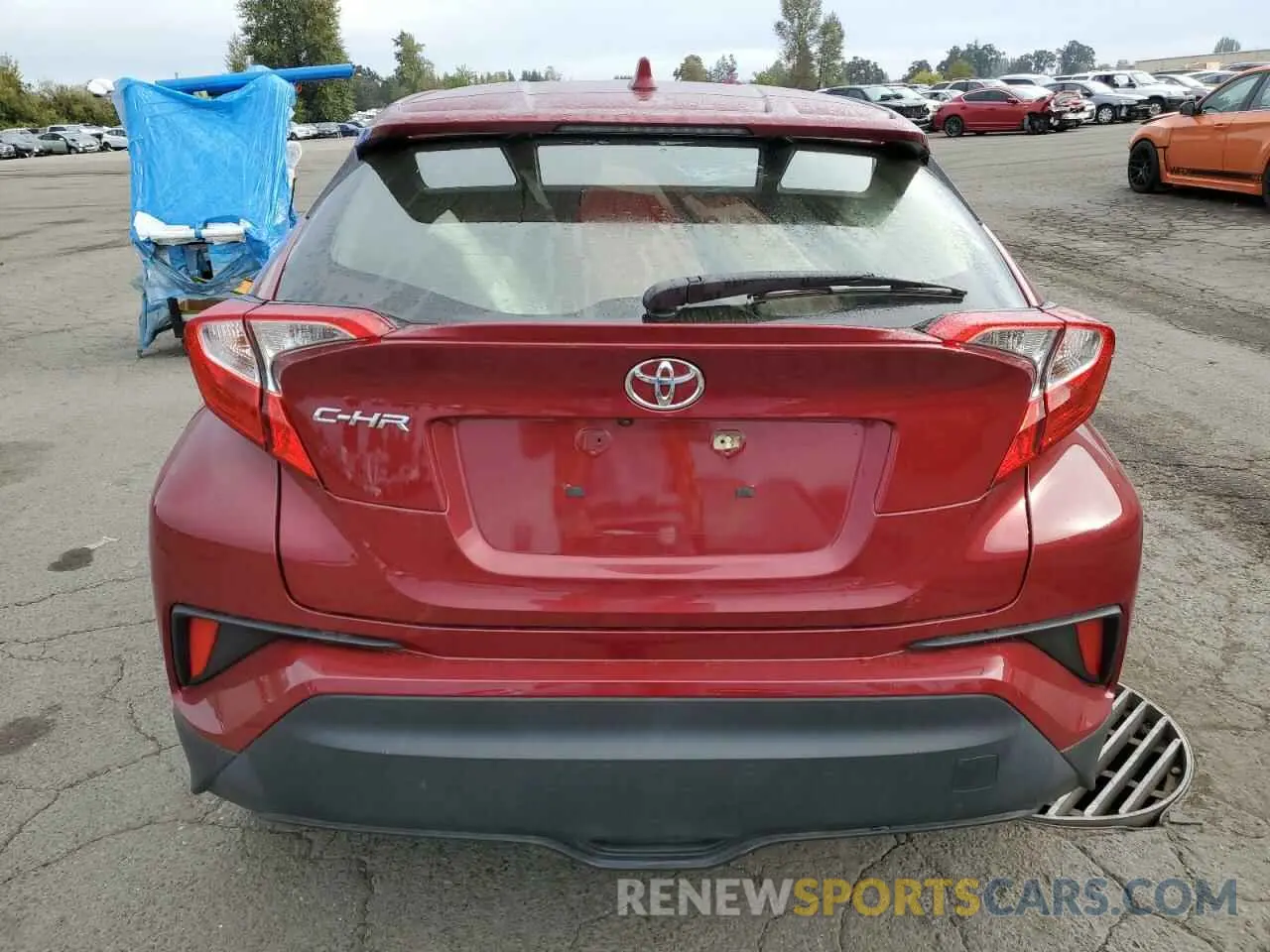 6 Фотография поврежденного автомобиля JTNKHMBX9K1050360 TOYOTA C-HR 2019