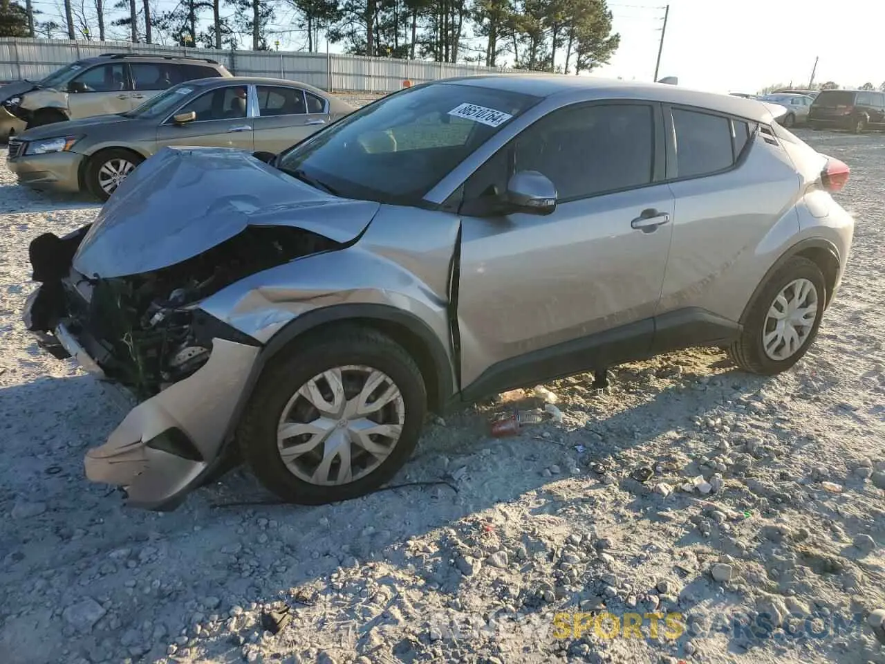 1 Фотография поврежденного автомобиля JTNKHMBX9K1061813 TOYOTA C-HR 2019