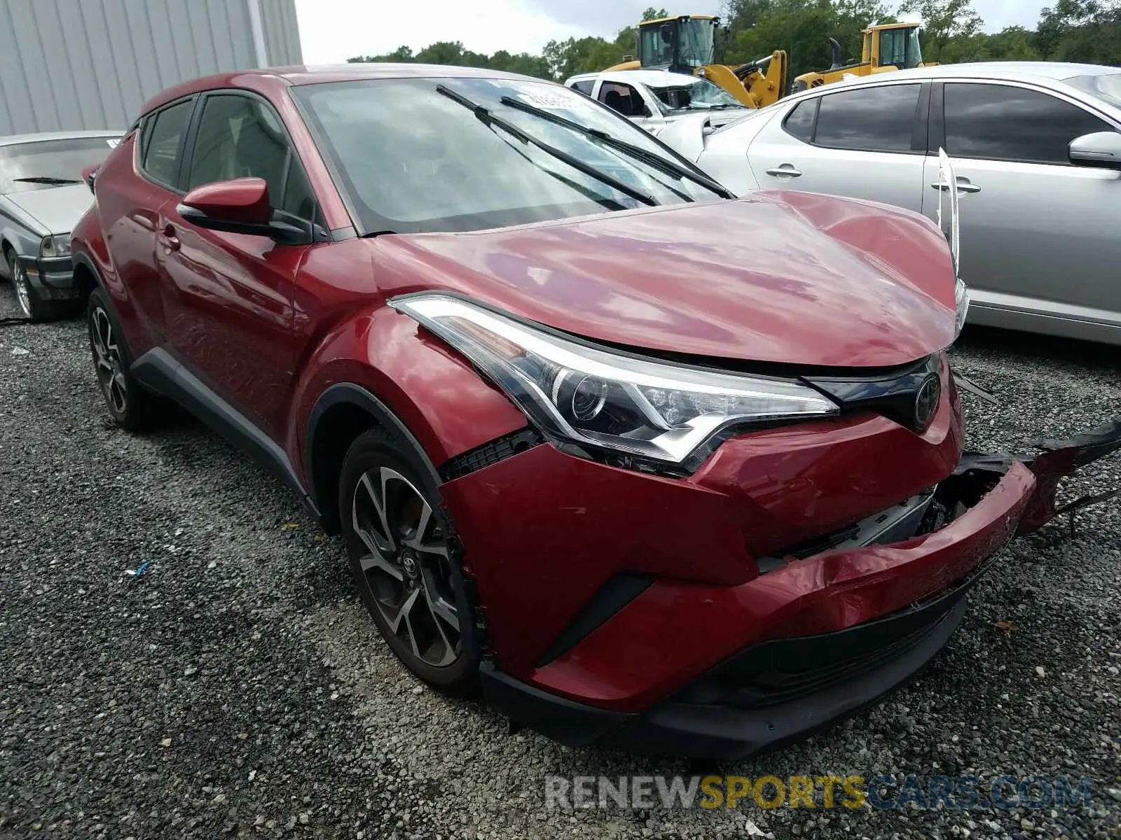 1 Photograph of a damaged car JTNKHMBXXK1016069 TOYOTA C-HR 2019