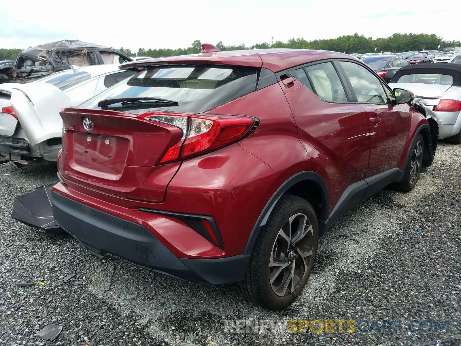 4 Photograph of a damaged car JTNKHMBXXK1016069 TOYOTA C-HR 2019