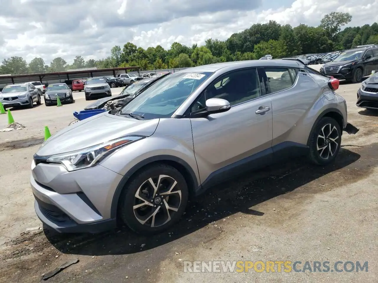 1 Фотография поврежденного автомобиля JTNKHMBXXK1019974 TOYOTA C-HR 2019