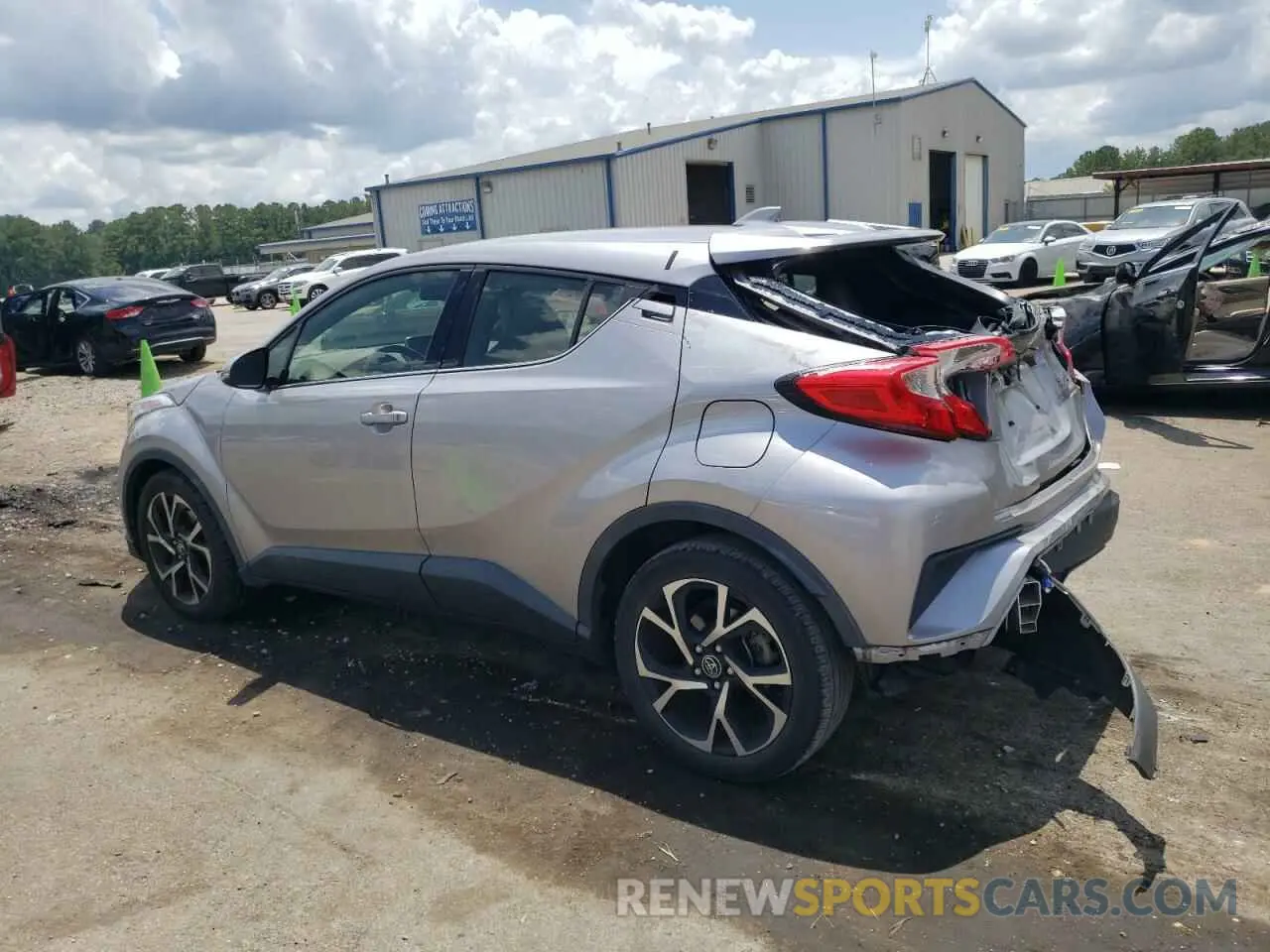 2 Фотография поврежденного автомобиля JTNKHMBXXK1019974 TOYOTA C-HR 2019