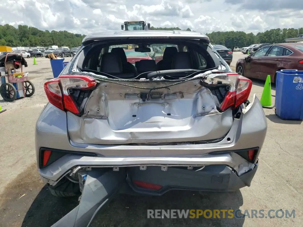 6 Фотография поврежденного автомобиля JTNKHMBXXK1019974 TOYOTA C-HR 2019