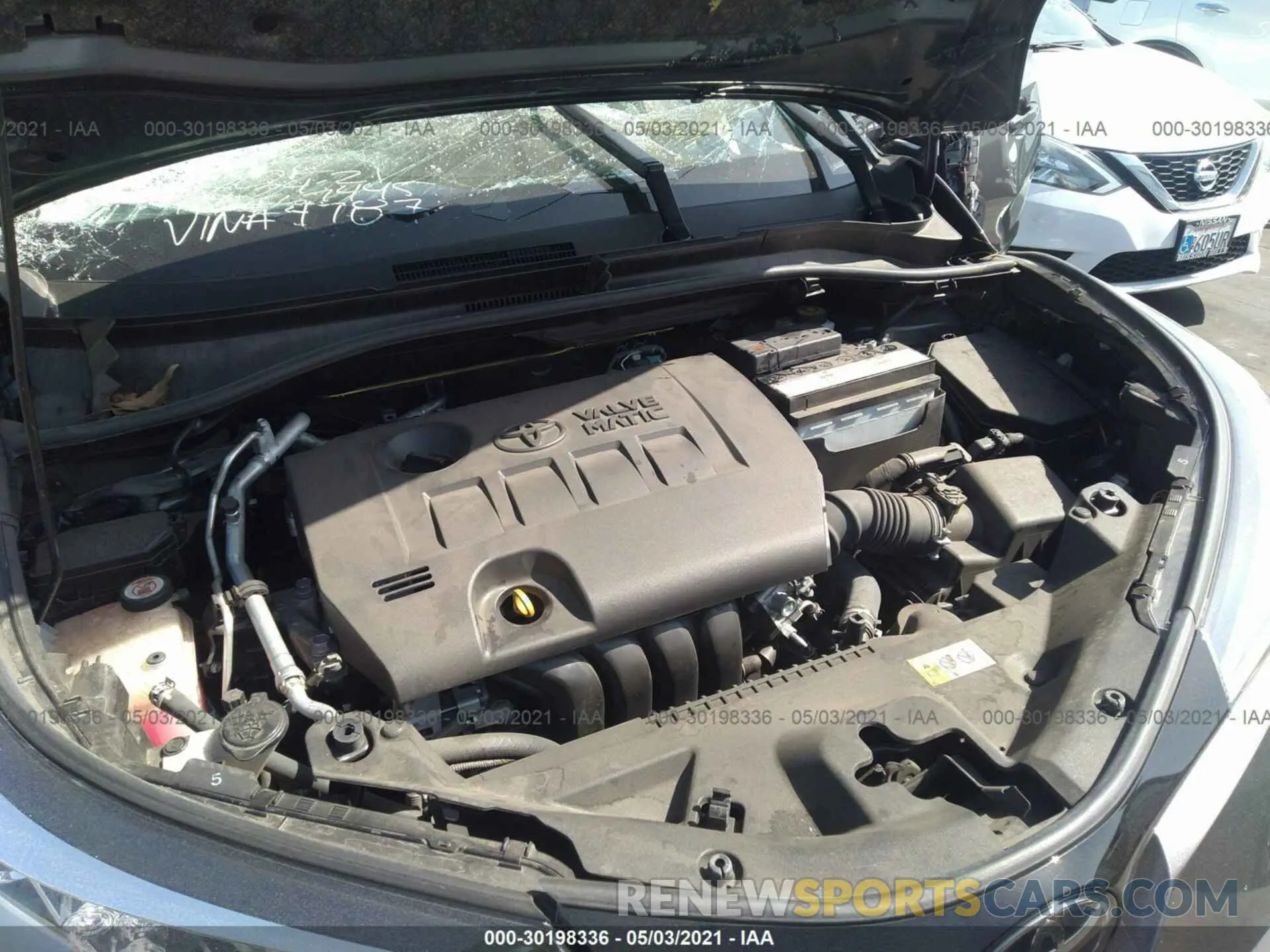 10 Photograph of a damaged car JTNKHMBXXK1054787 TOYOTA C-HR 2019