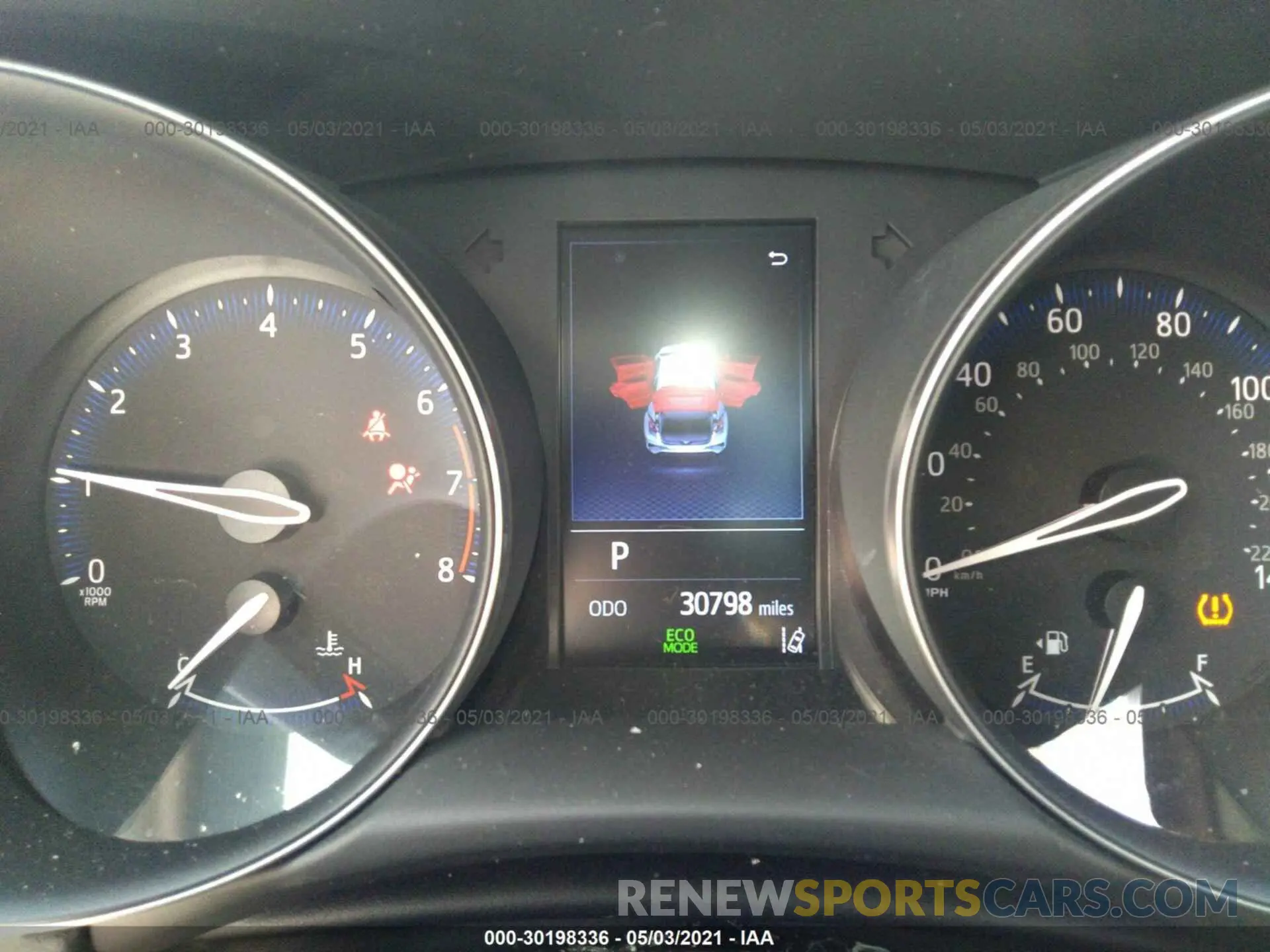 7 Photograph of a damaged car JTNKHMBXXK1054787 TOYOTA C-HR 2019