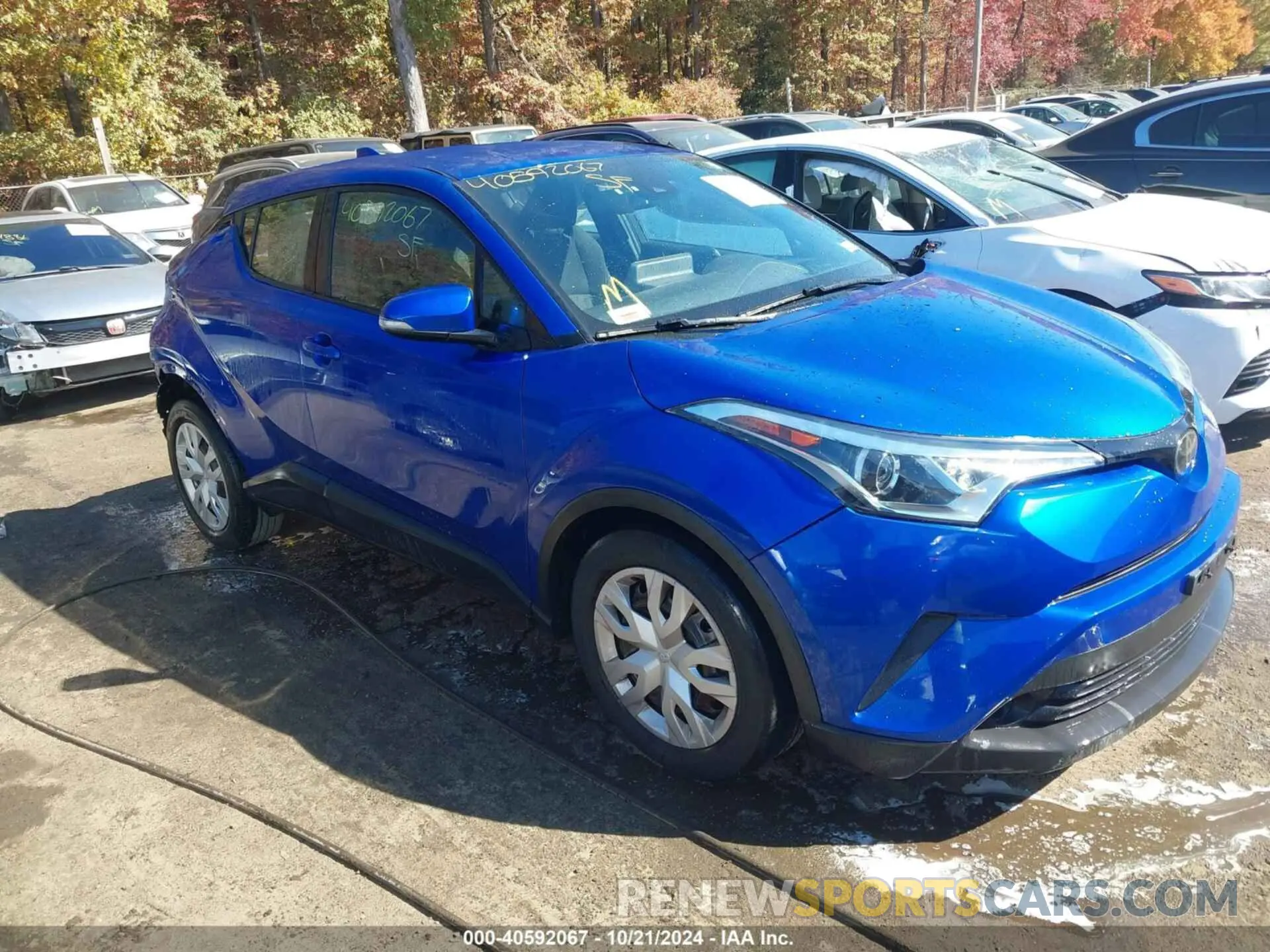 1 Photograph of a damaged car NMTKHMBX0KR082510 TOYOTA C-HR 2019