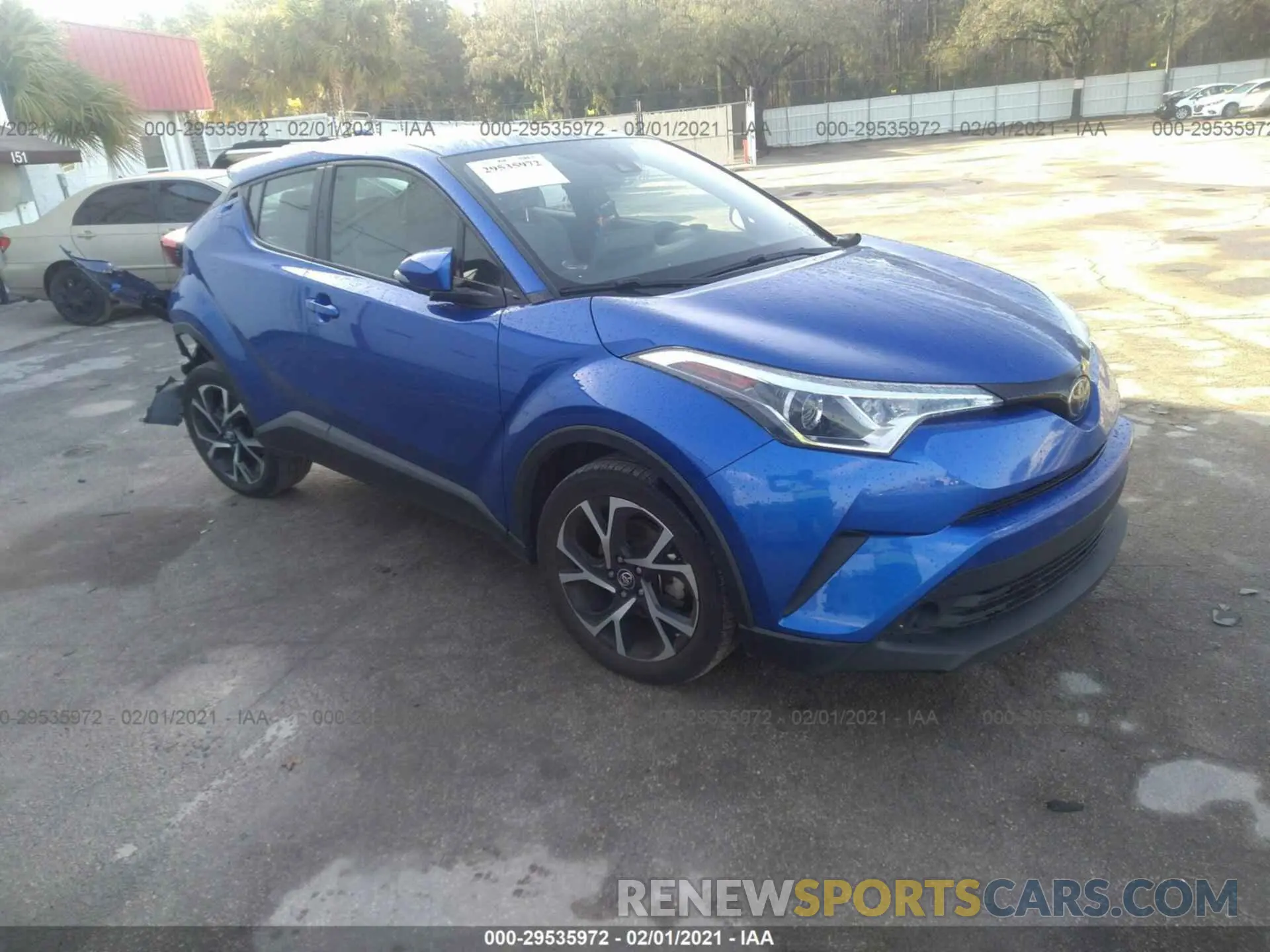 1 Photograph of a damaged car NMTKHMBX0KR085018 TOYOTA C-HR 2019