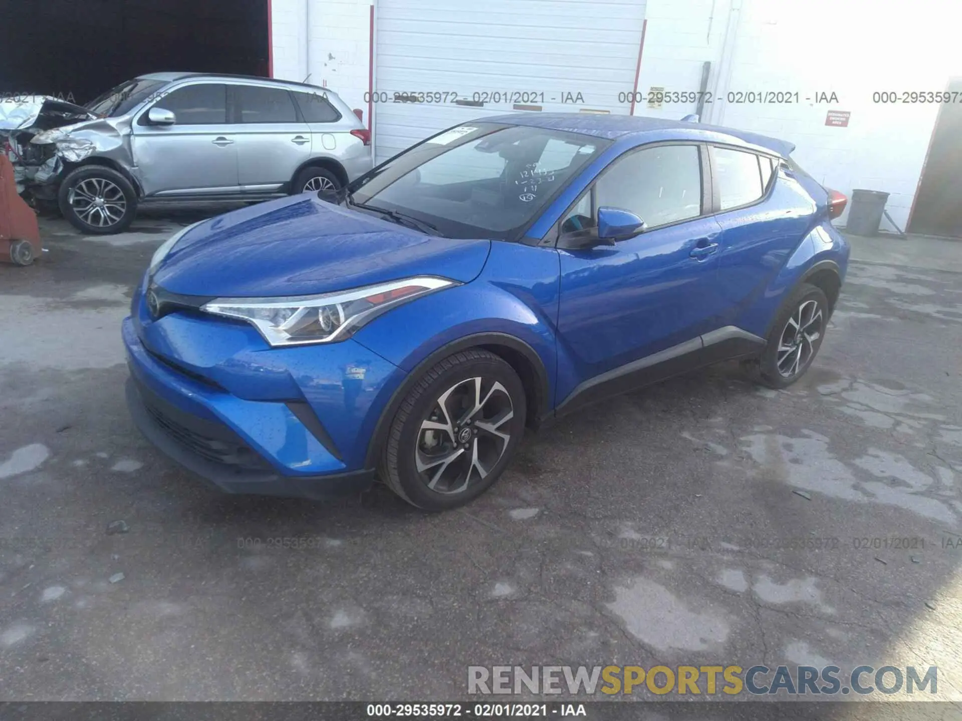2 Photograph of a damaged car NMTKHMBX0KR085018 TOYOTA C-HR 2019