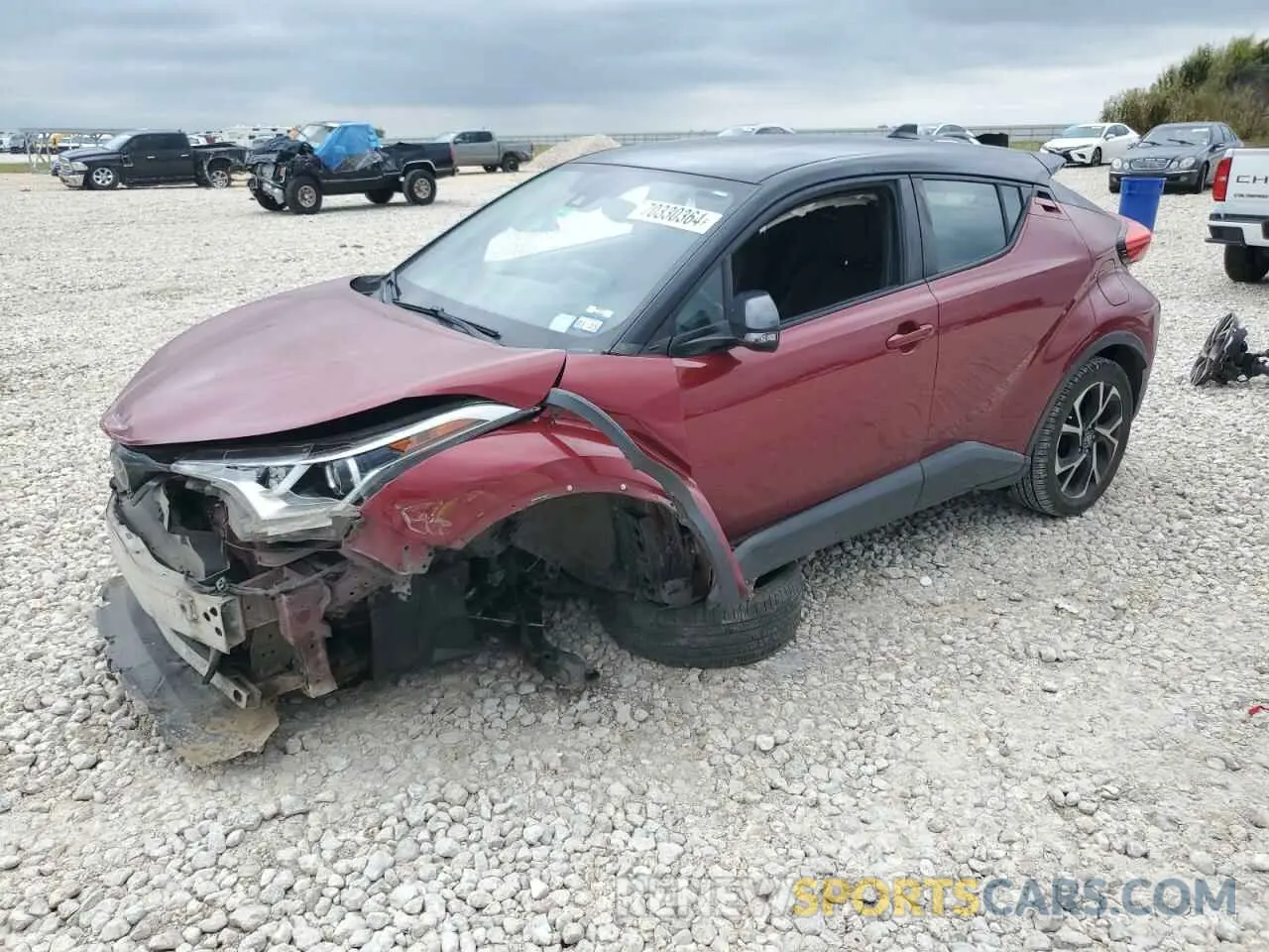 1 Photograph of a damaged car NMTKHMBX1KR072777 TOYOTA C-HR 2019