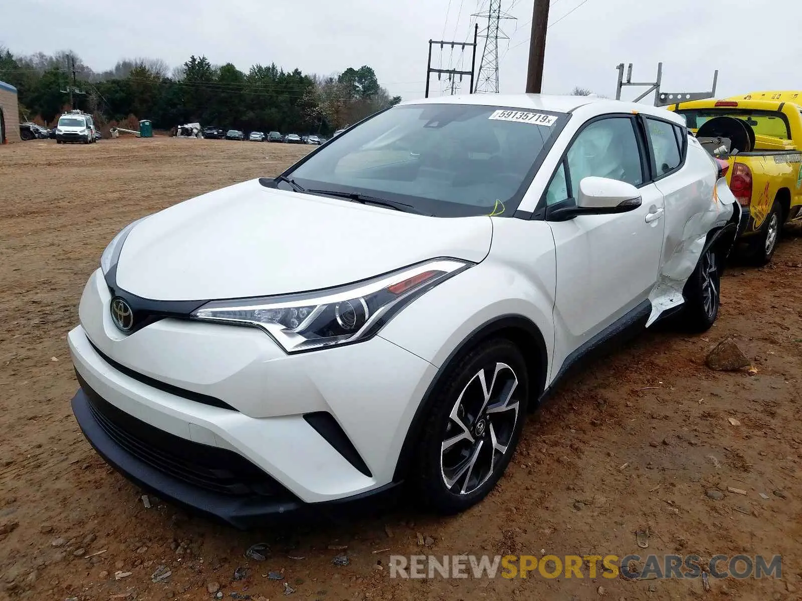2 Photograph of a damaged car NMTKHMBX1KR079437 TOYOTA C-HR 2019