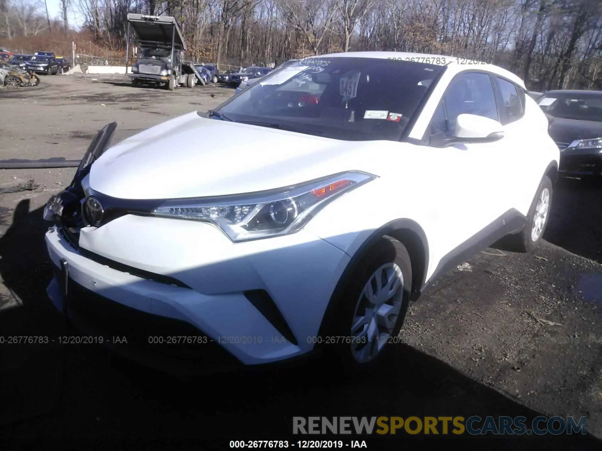 2 Photograph of a damaged car NMTKHMBX1KR080801 TOYOTA C-HR 2019