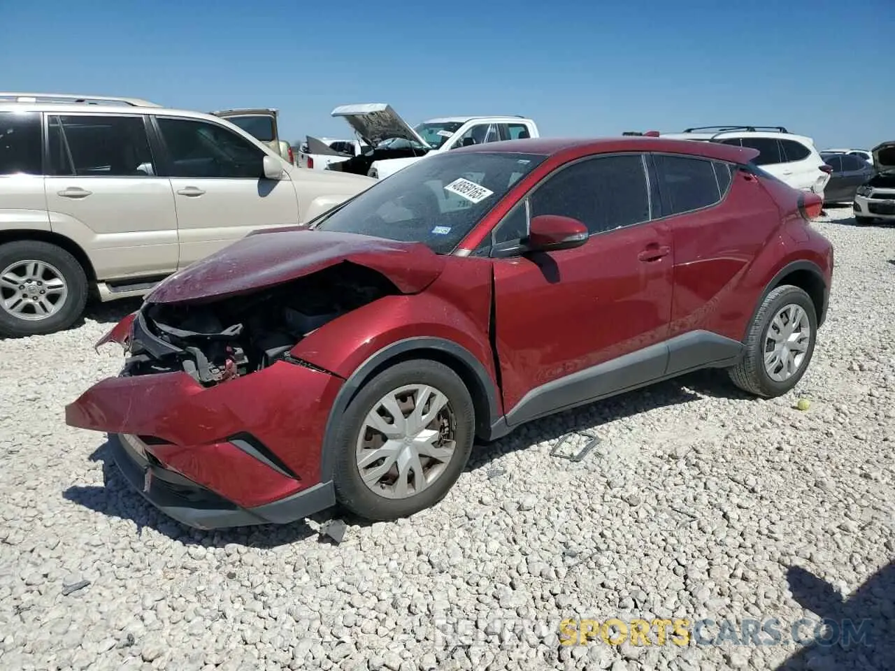 1 Photograph of a damaged car NMTKHMBX2KR082945 TOYOTA C-HR 2019