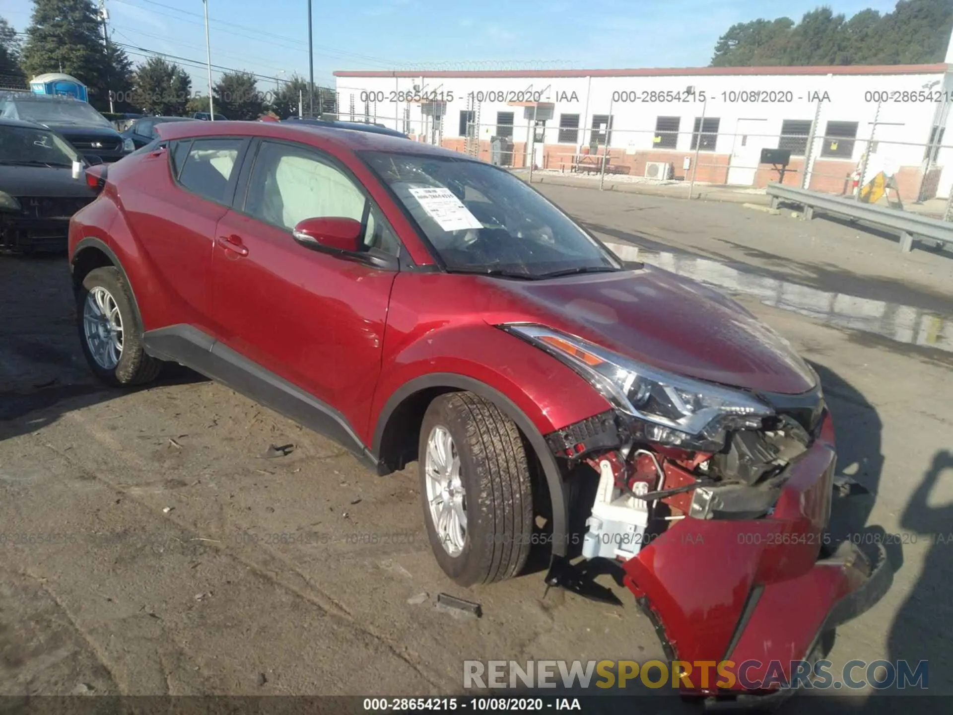 1 Photograph of a damaged car NMTKHMBX2KR085182 TOYOTA C-HR 2019