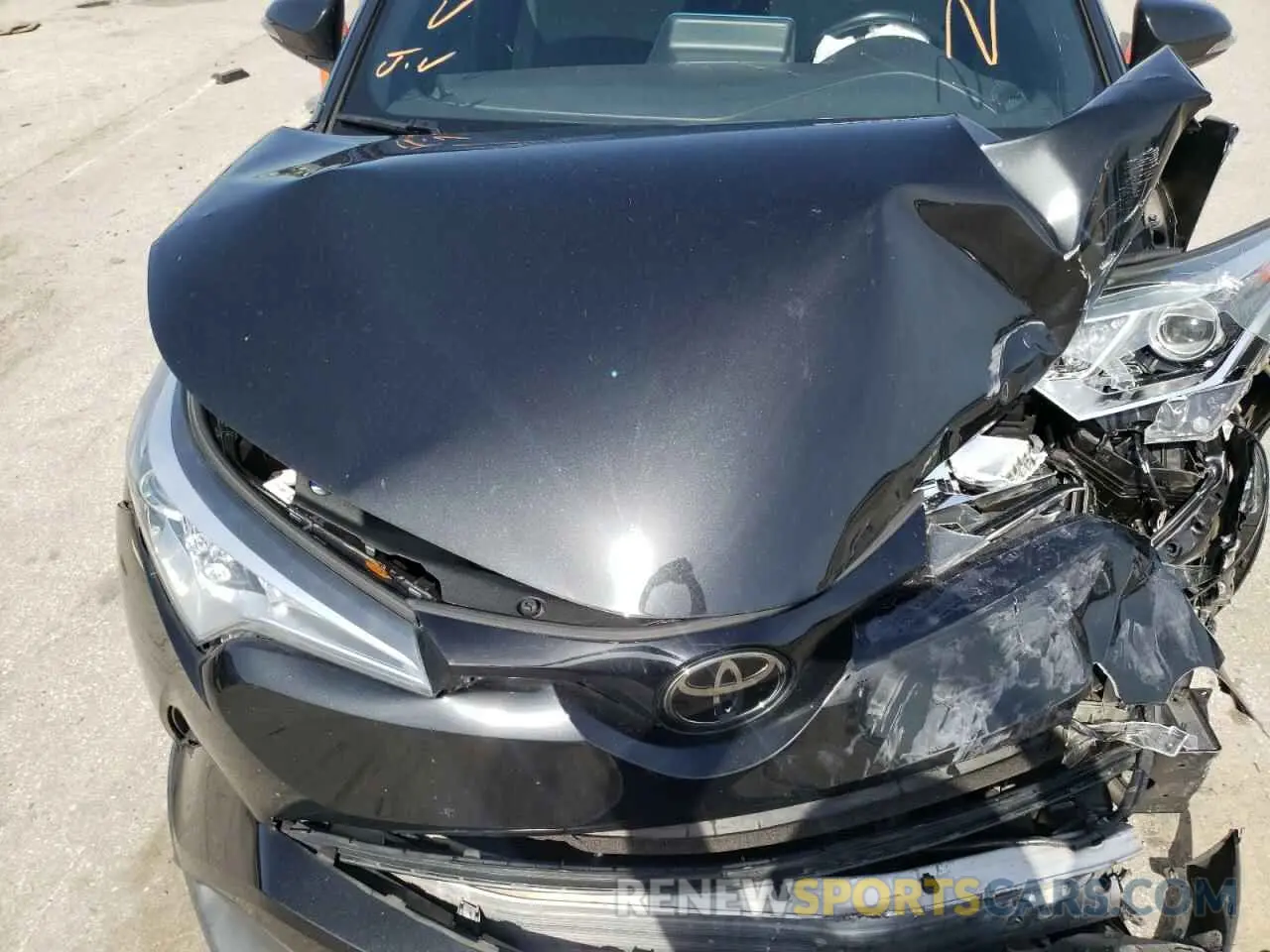 7 Фотография поврежденного автомобиля NMTKHMBX2KR089622 TOYOTA C-HR 2019