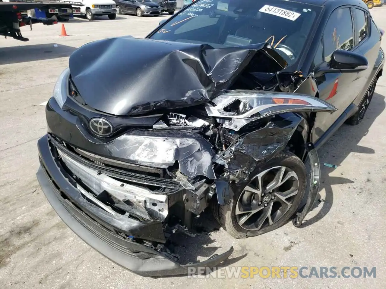 9 Фотография поврежденного автомобиля NMTKHMBX2KR089622 TOYOTA C-HR 2019