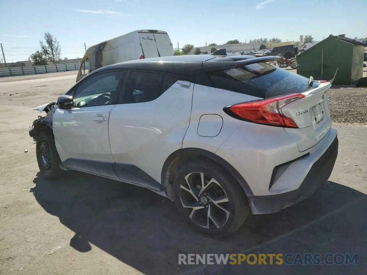 2 Photograph of a damaged car NMTKHMBX3KR075311 TOYOTA C-HR 2019