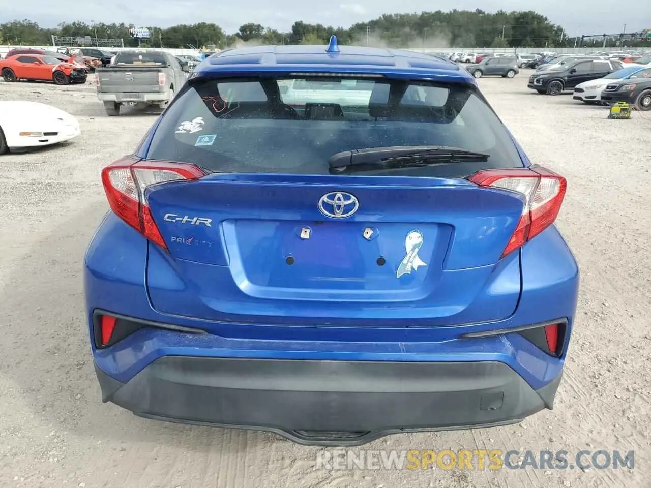 6 Фотография поврежденного автомобиля NMTKHMBX3KR079181 TOYOTA C-HR 2019