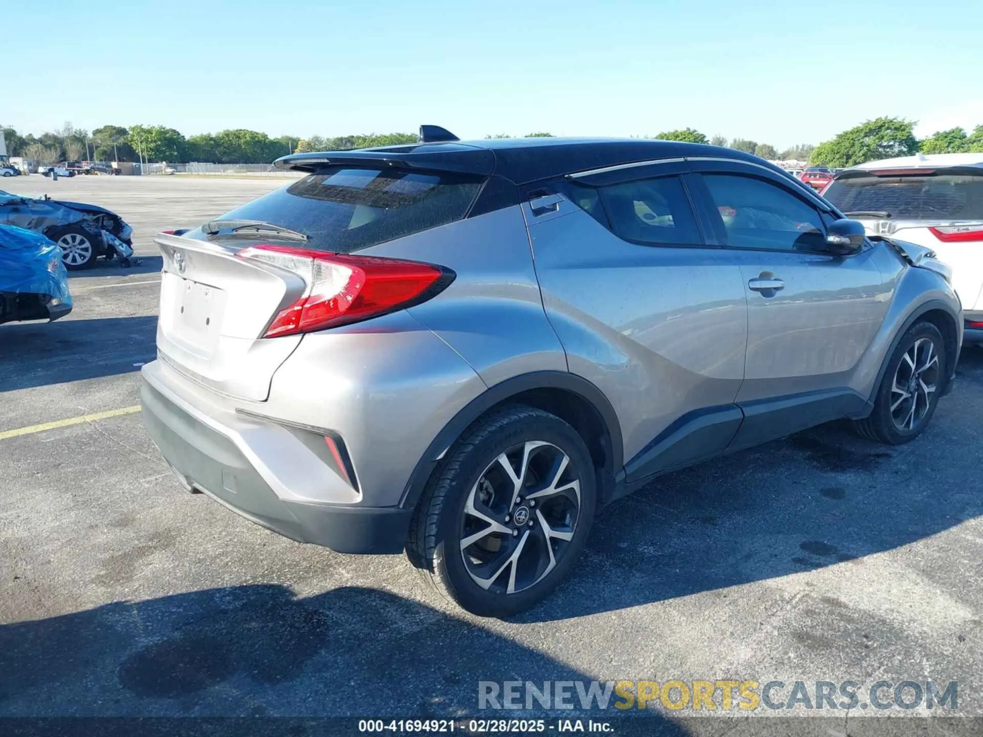 4 Фотография поврежденного автомобиля NMTKHMBX4KR082574 TOYOTA C-HR 2019