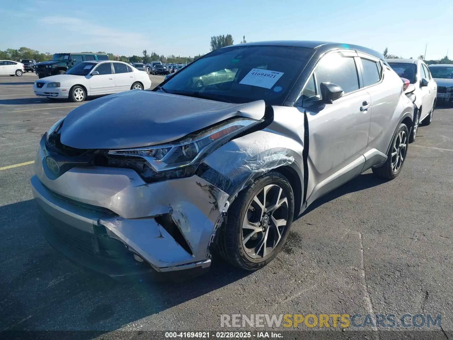 6 Фотография поврежденного автомобиля NMTKHMBX4KR082574 TOYOTA C-HR 2019