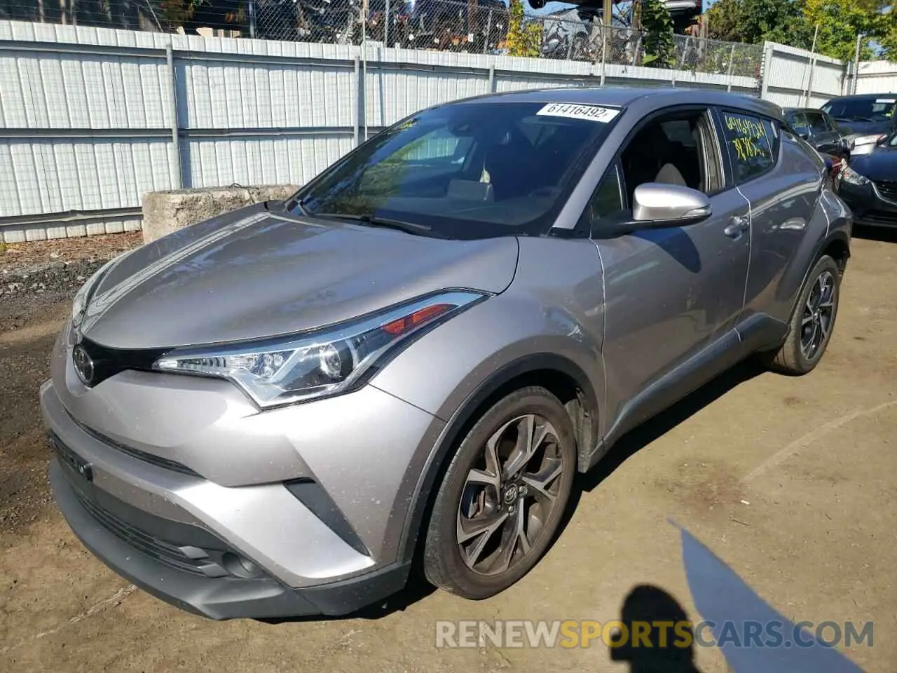 2 Фотография поврежденного автомобиля NMTKHMBX4KR085068 TOYOTA C-HR 2019