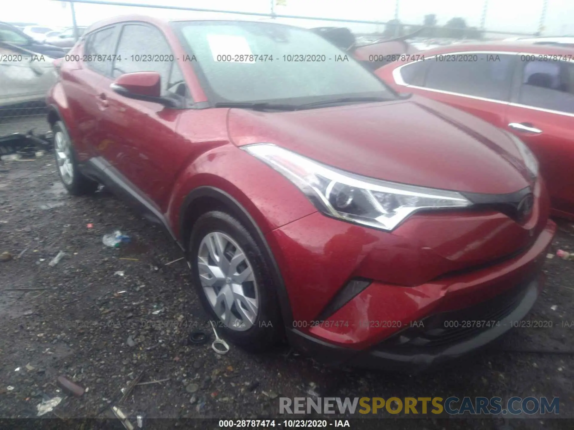 1 Photograph of a damaged car NMTKHMBX4KR096314 TOYOTA C-HR 2019