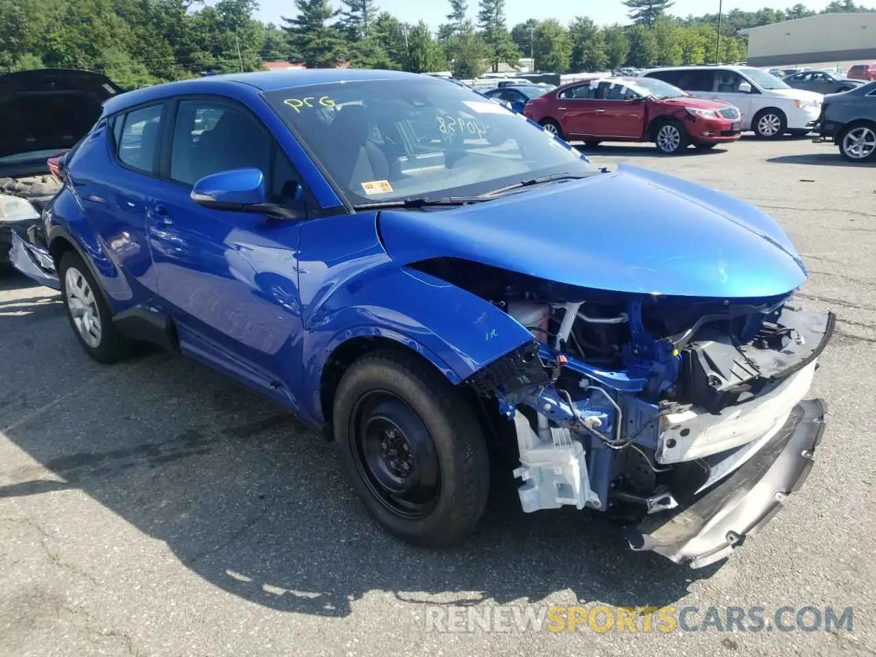 1 Фотография поврежденного автомобиля NMTKHMBX4KR098970 TOYOTA C-HR 2019
