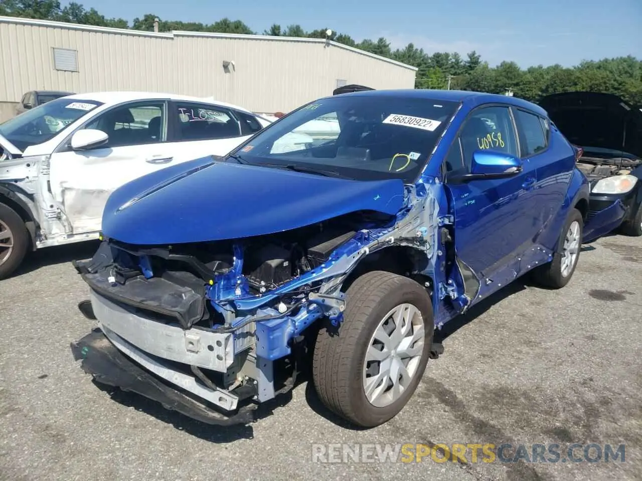 2 Фотография поврежденного автомобиля NMTKHMBX4KR098970 TOYOTA C-HR 2019