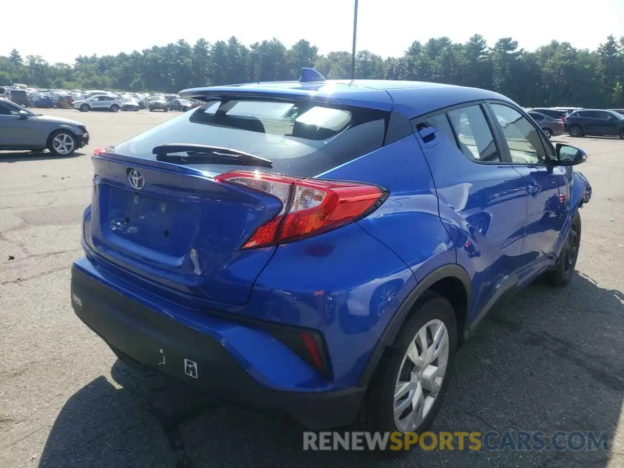 4 Фотография поврежденного автомобиля NMTKHMBX4KR098970 TOYOTA C-HR 2019