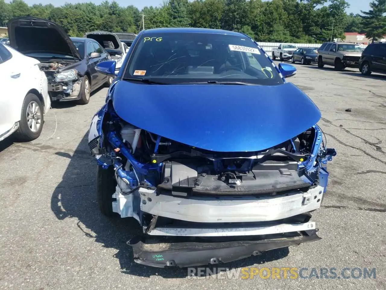 9 Фотография поврежденного автомобиля NMTKHMBX4KR098970 TOYOTA C-HR 2019