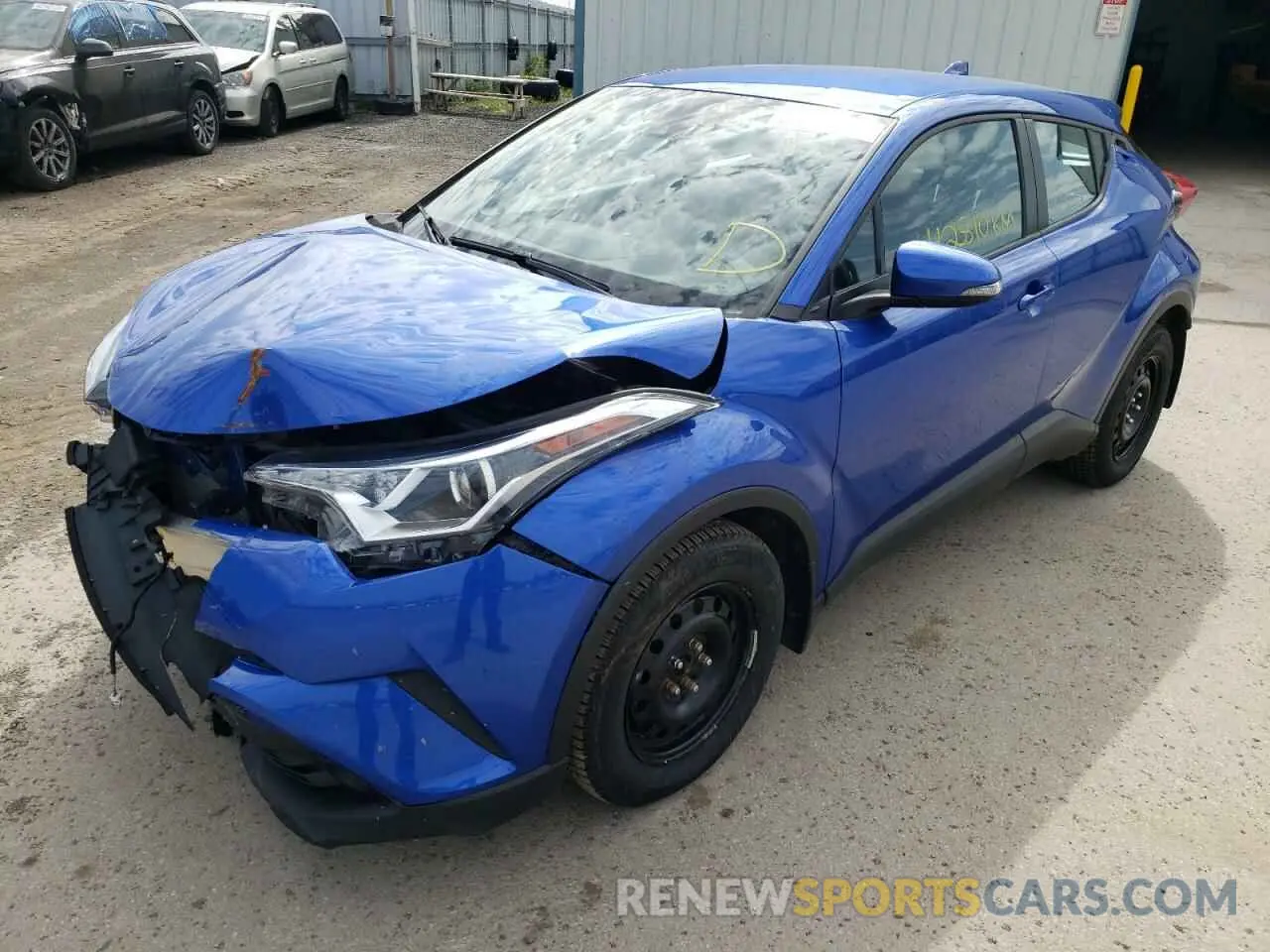 2 Photograph of a damaged car NMTKHMBX5KR079599 TOYOTA C-HR 2019