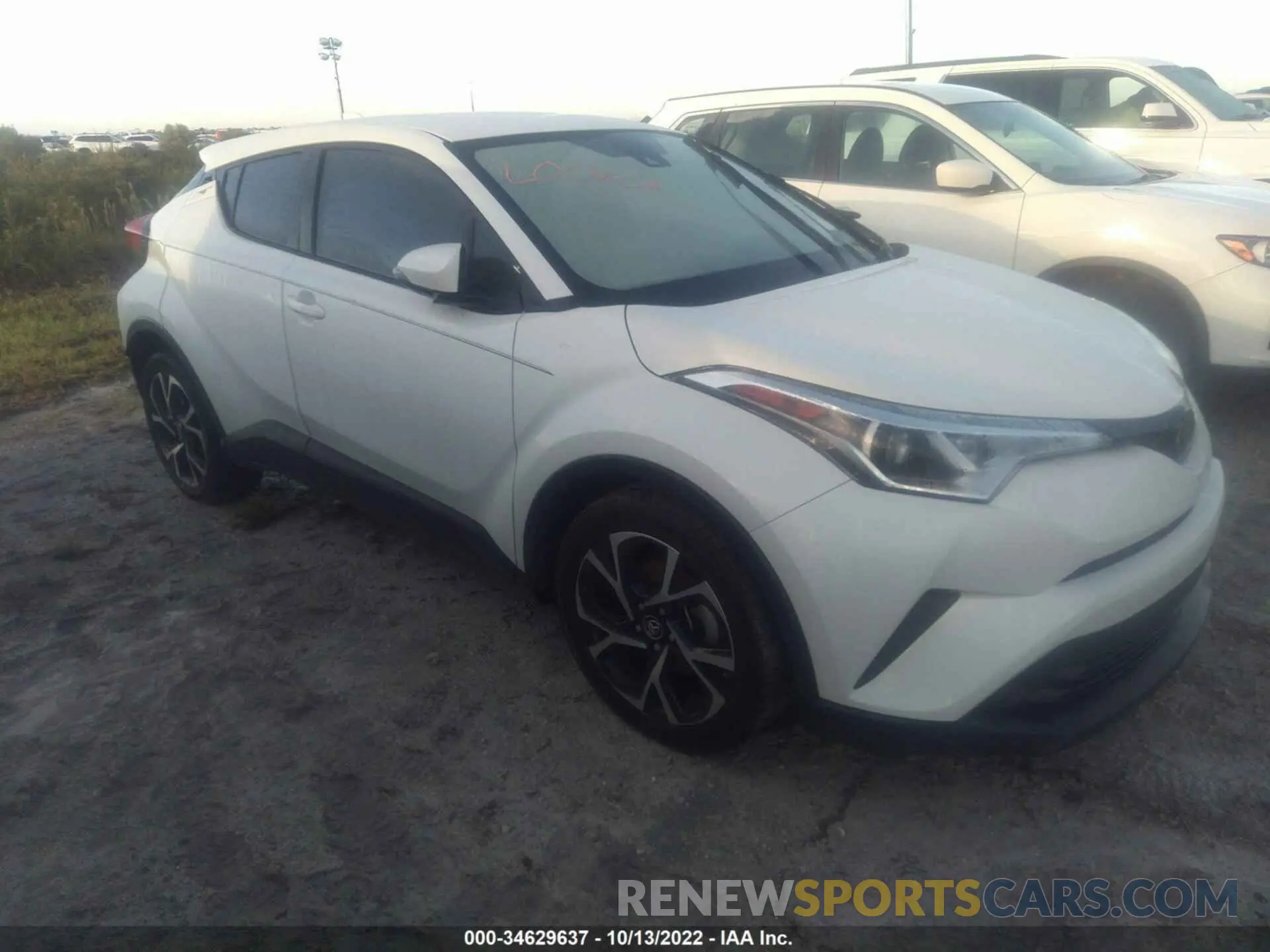 1 Photograph of a damaged car NMTKHMBX5KR080302 TOYOTA C-HR 2019