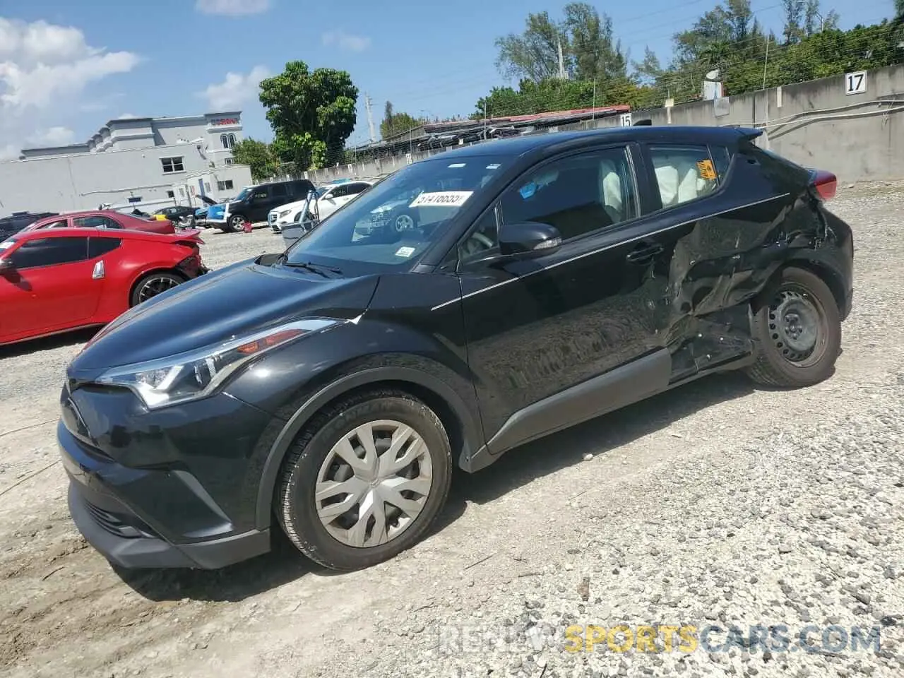 1 Photograph of a damaged car NMTKHMBX5KR081224 TOYOTA C-HR 2019