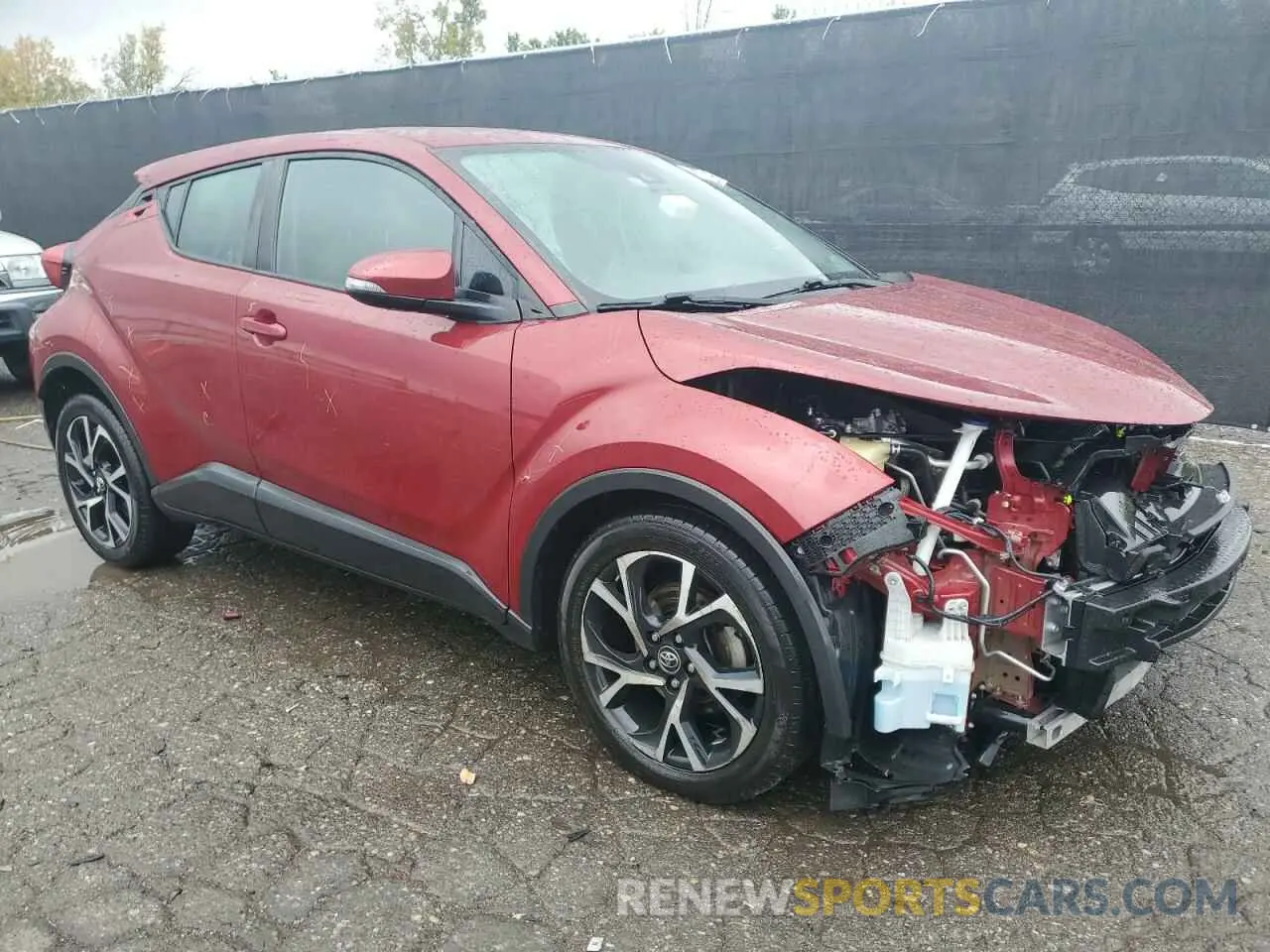 4 Фотография поврежденного автомобиля NMTKHMBX5KR081496 TOYOTA C-HR 2019