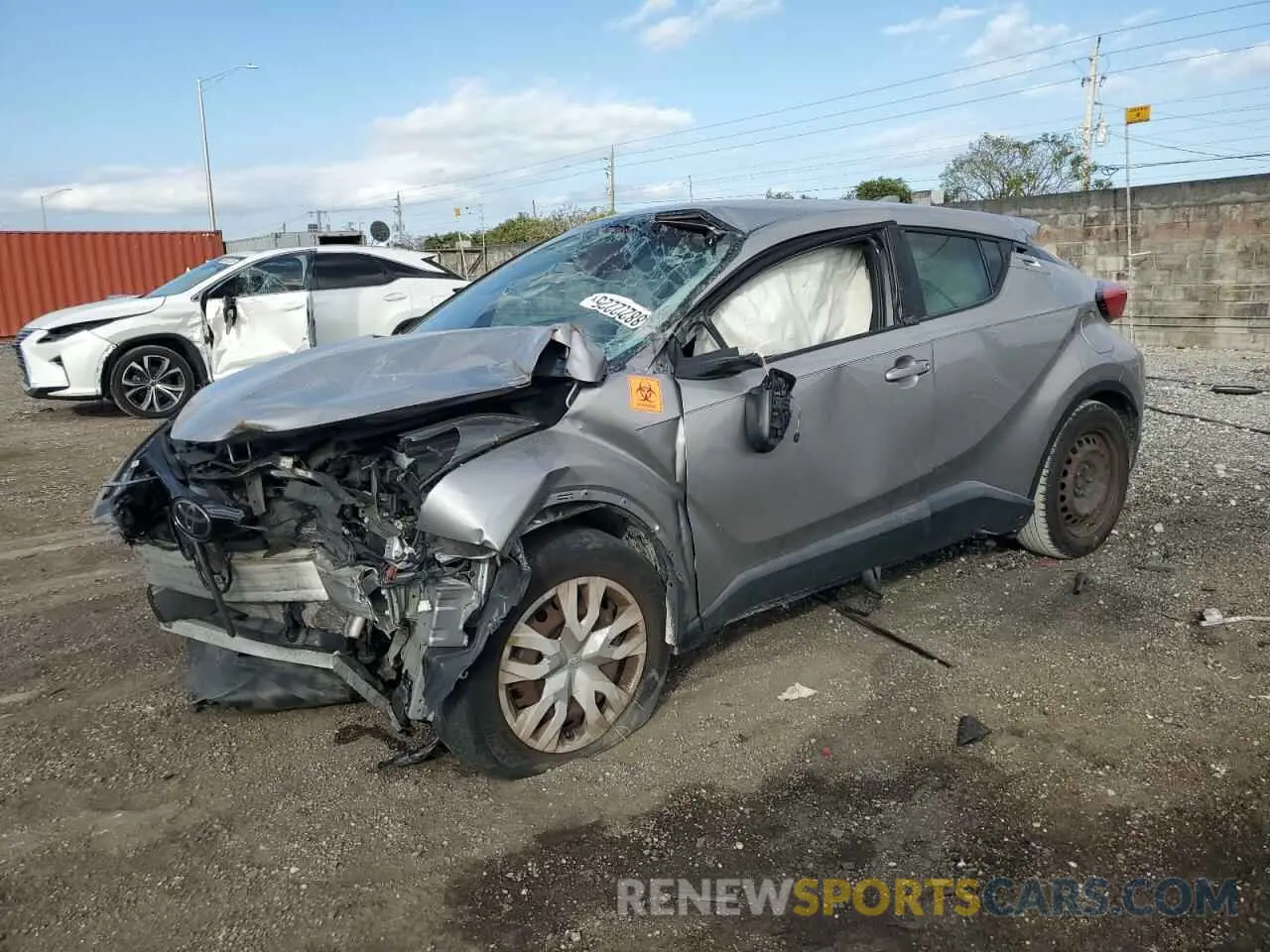 1 Photograph of a damaged car NMTKHMBX5KR083796 TOYOTA C-HR 2019