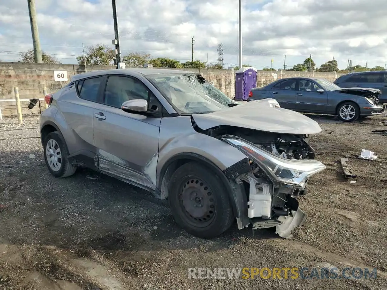 4 Photograph of a damaged car NMTKHMBX5KR083796 TOYOTA C-HR 2019