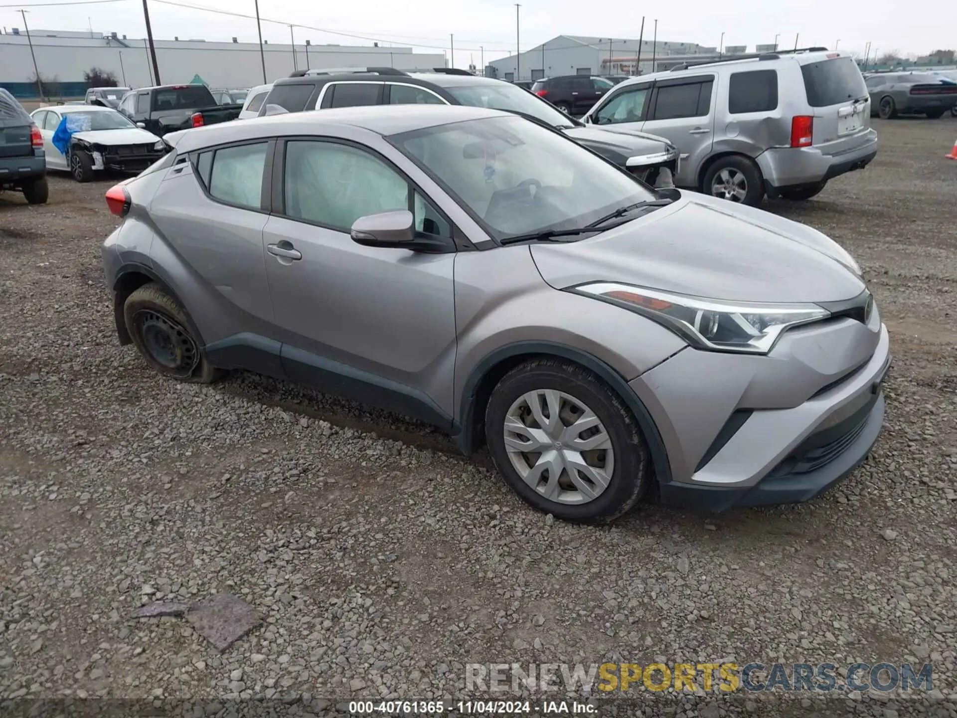 1 Photograph of a damaged car NMTKHMBX5KR095267 TOYOTA C-HR 2019