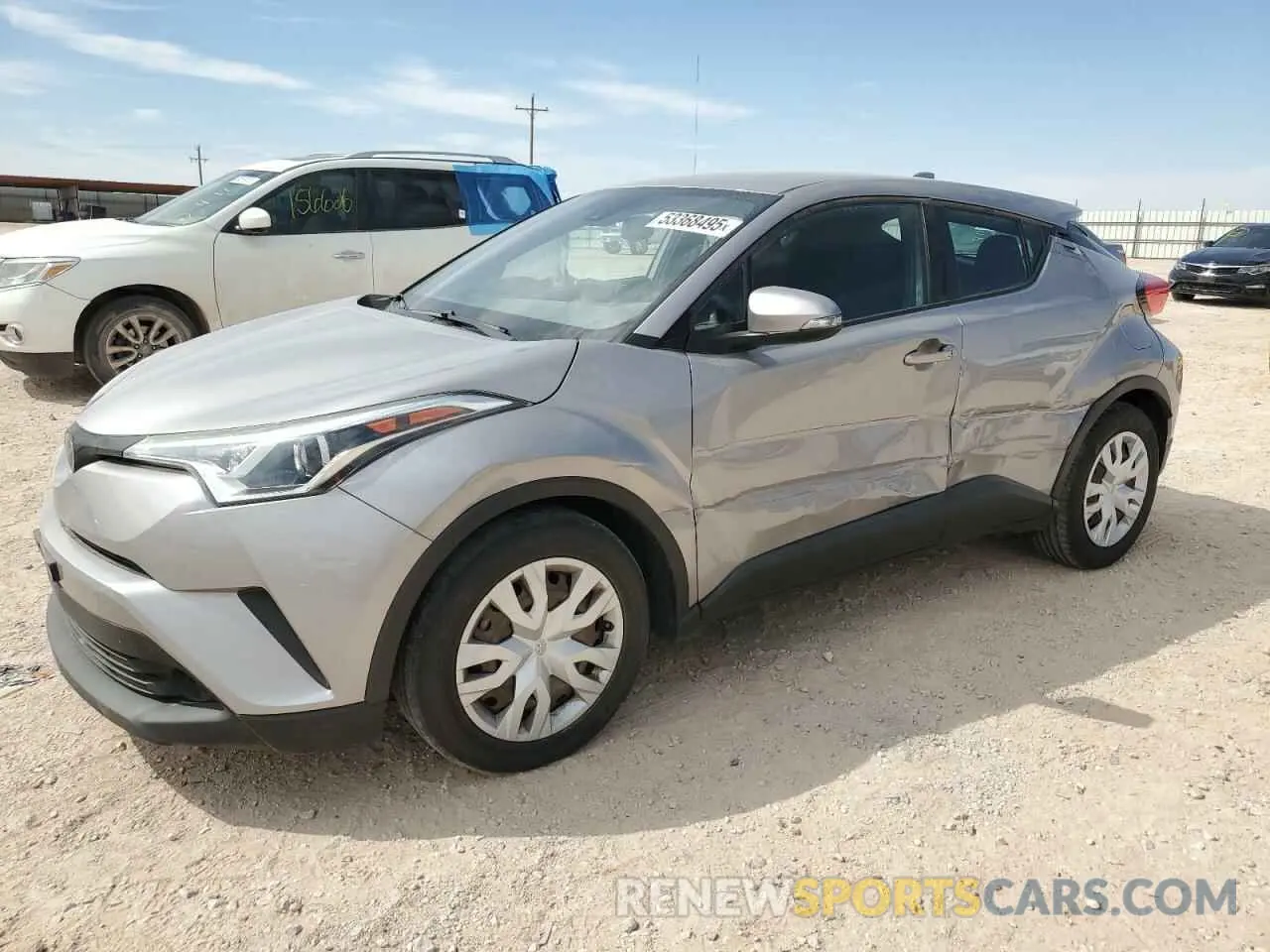 1 Photograph of a damaged car NMTKHMBX6KR087226 TOYOTA C-HR 2019