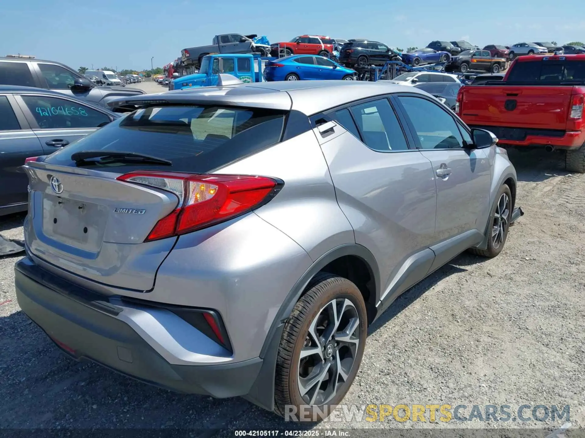 4 Фотография поврежденного автомобиля NMTKHMBX6KR101612 TOYOTA C-HR 2019
