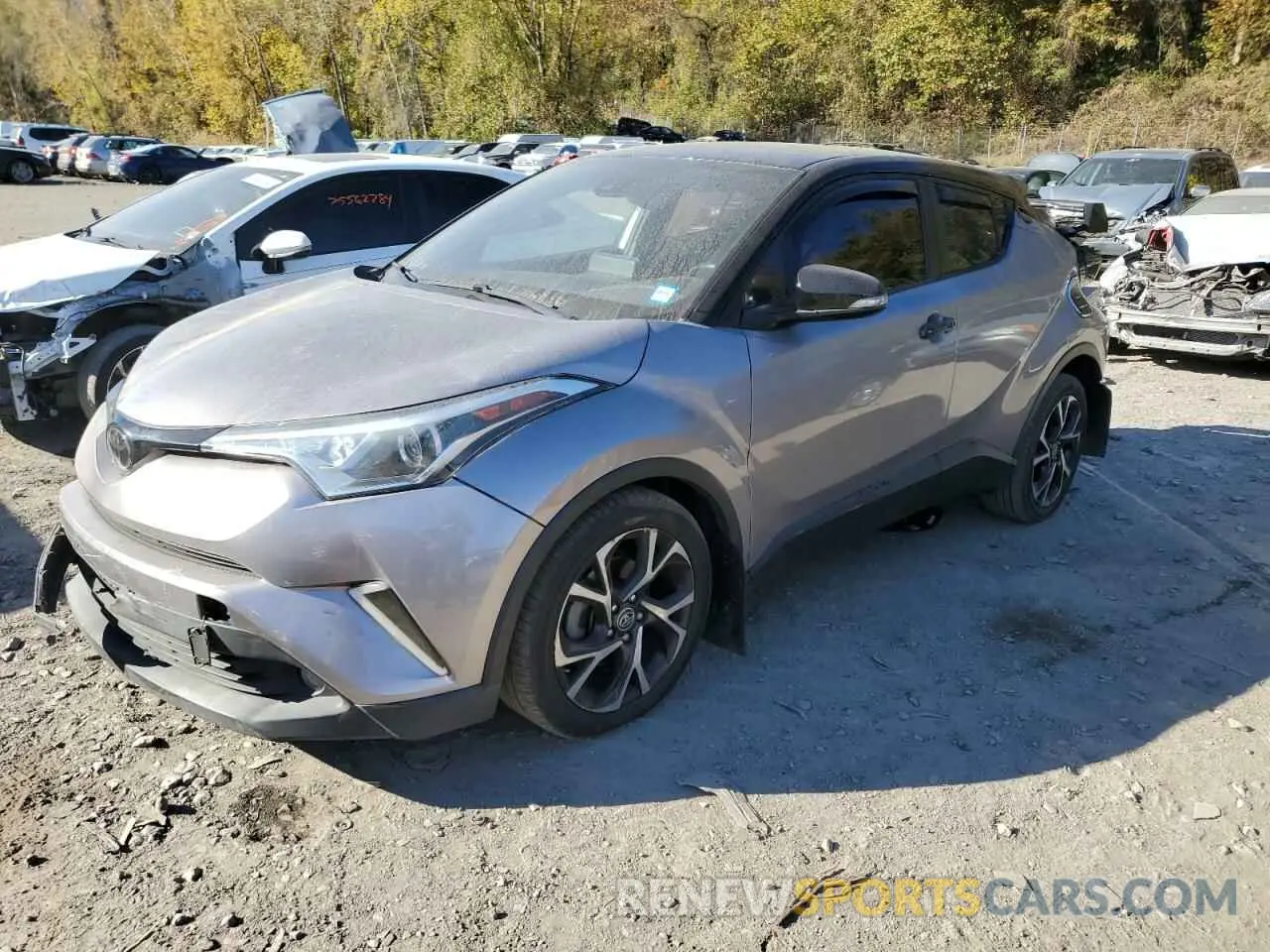 1 Photograph of a damaged car NMTKHMBX7KR088448 TOYOTA C-HR 2019