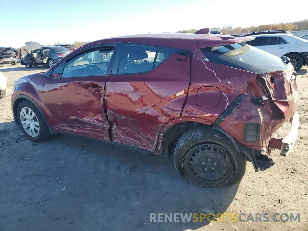2 Фотография поврежденного автомобиля NMTKHMBX7KR092029 TOYOTA C-HR 2019