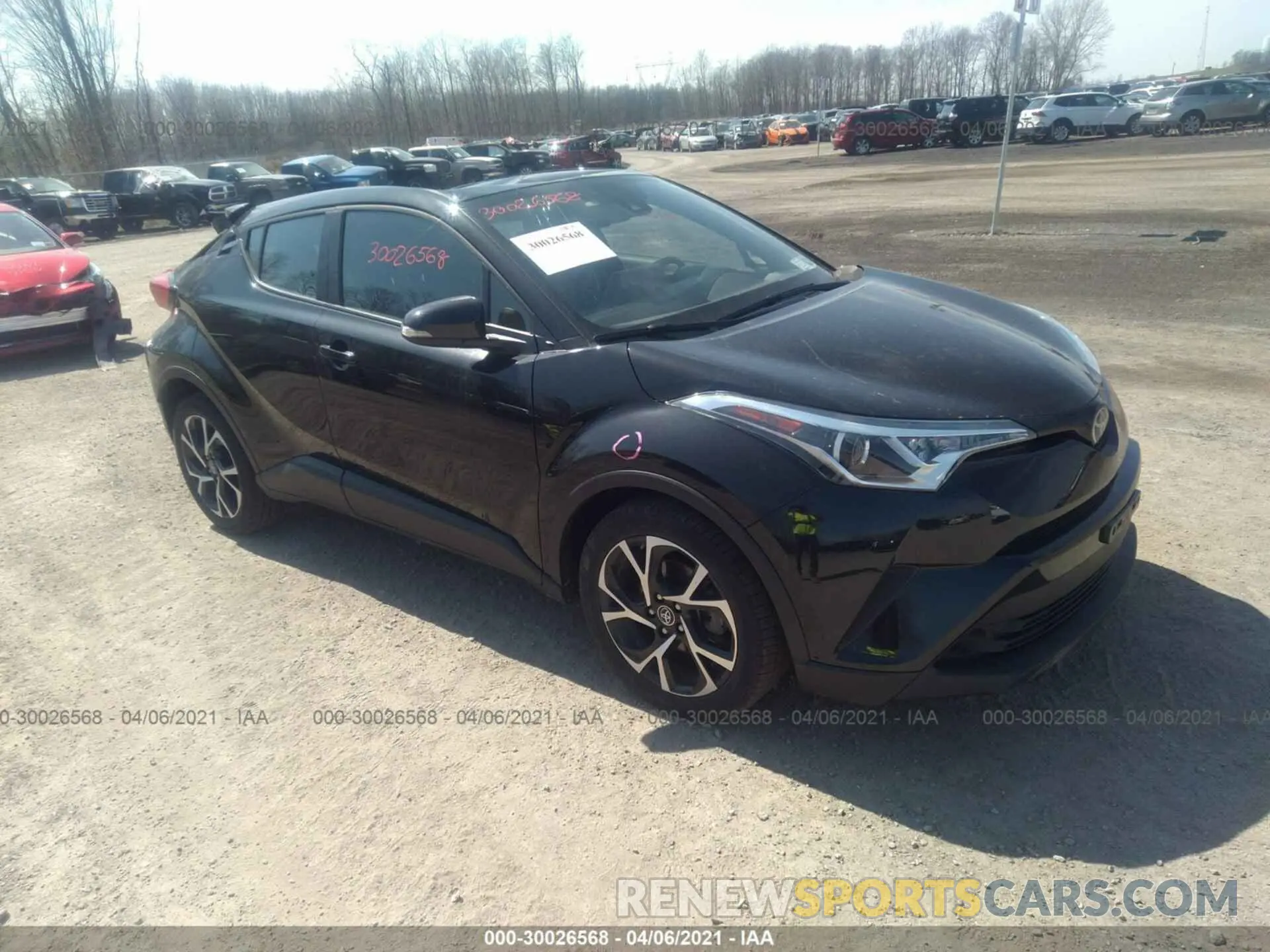 1 Photograph of a damaged car NMTKHMBX8KR073120 TOYOTA C-HR 2019