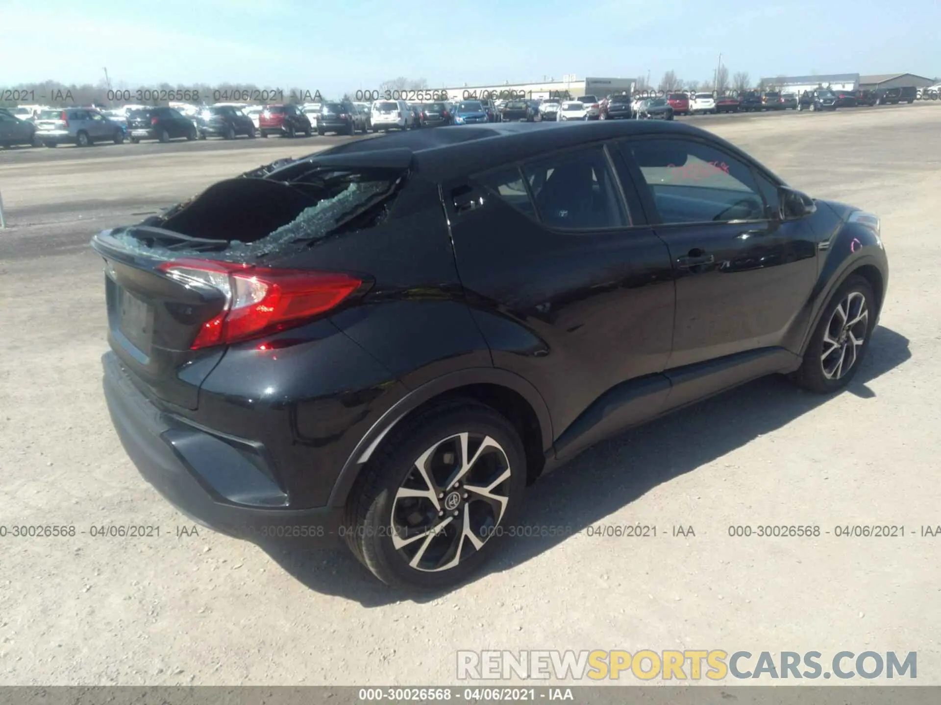 4 Photograph of a damaged car NMTKHMBX8KR073120 TOYOTA C-HR 2019