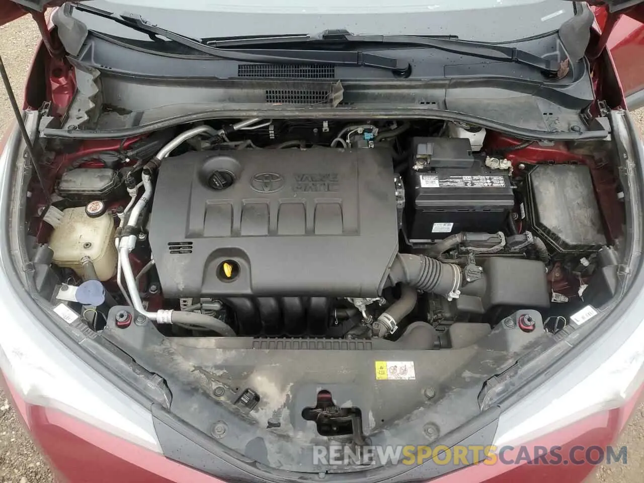 11 Фотография поврежденного автомобиля NMTKHMBX8KR084733 TOYOTA C-HR 2019
