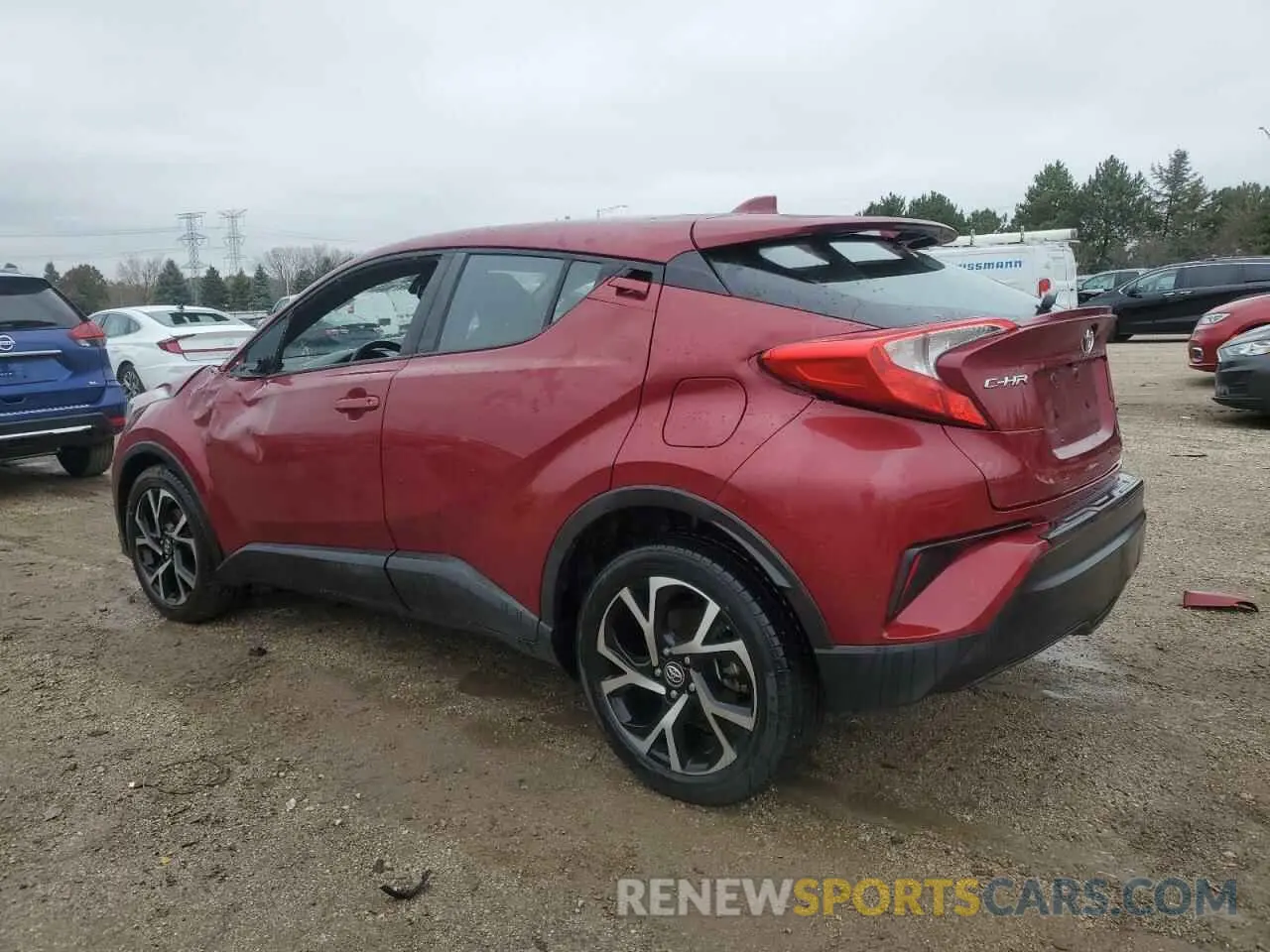 2 Фотография поврежденного автомобиля NMTKHMBX8KR084733 TOYOTA C-HR 2019