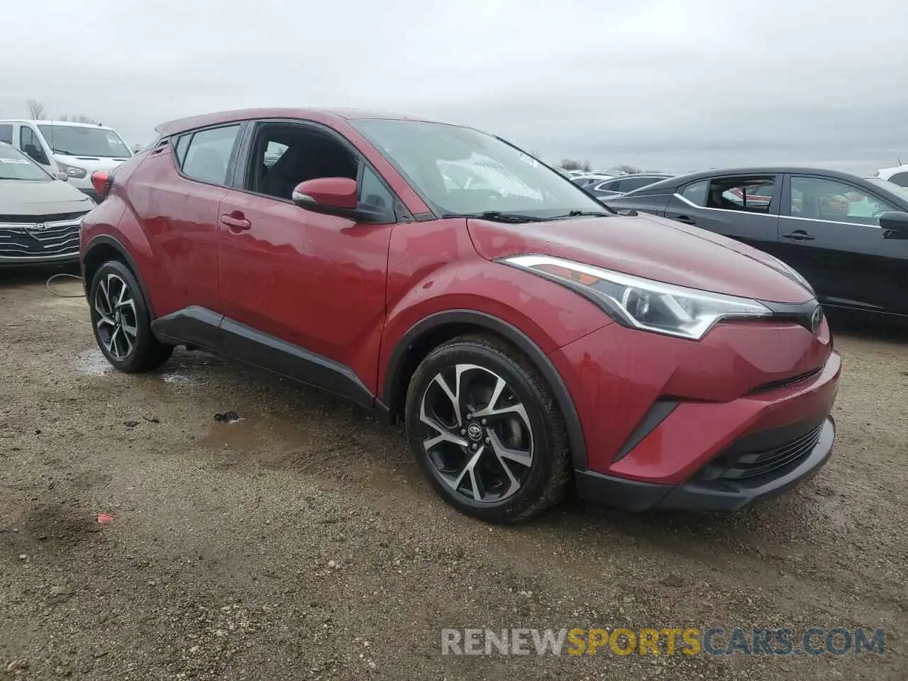 4 Фотография поврежденного автомобиля NMTKHMBX8KR084733 TOYOTA C-HR 2019