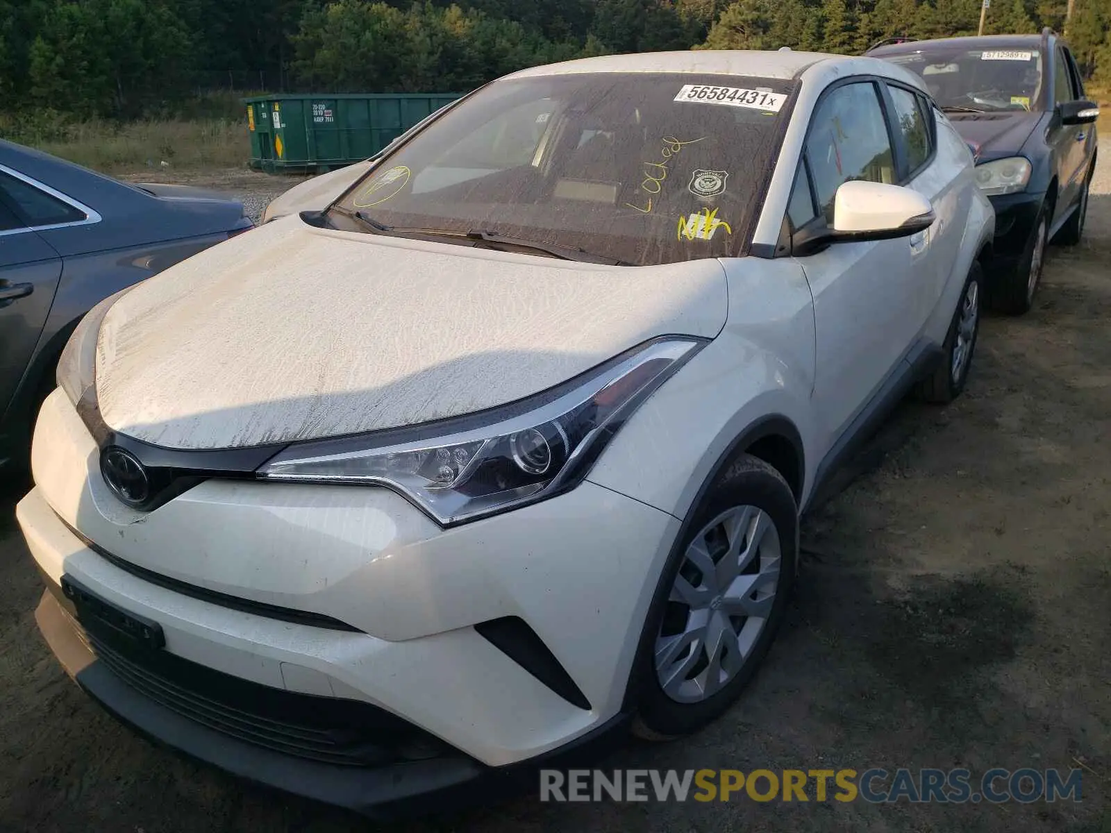2 Photograph of a damaged car NMTKHMBX8KR092119 TOYOTA C-HR 2019