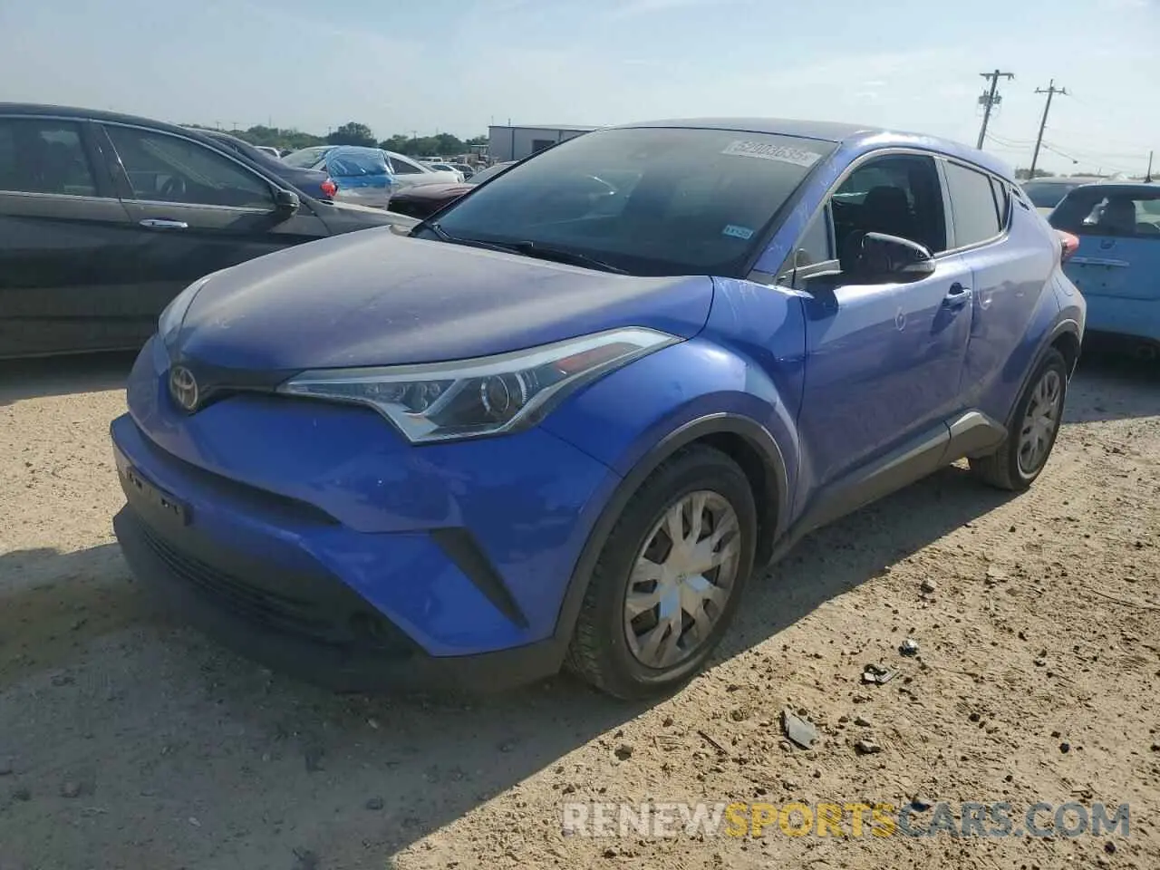 1 Photograph of a damaged car NMTKHMBX8KR097773 TOYOTA C-HR 2019