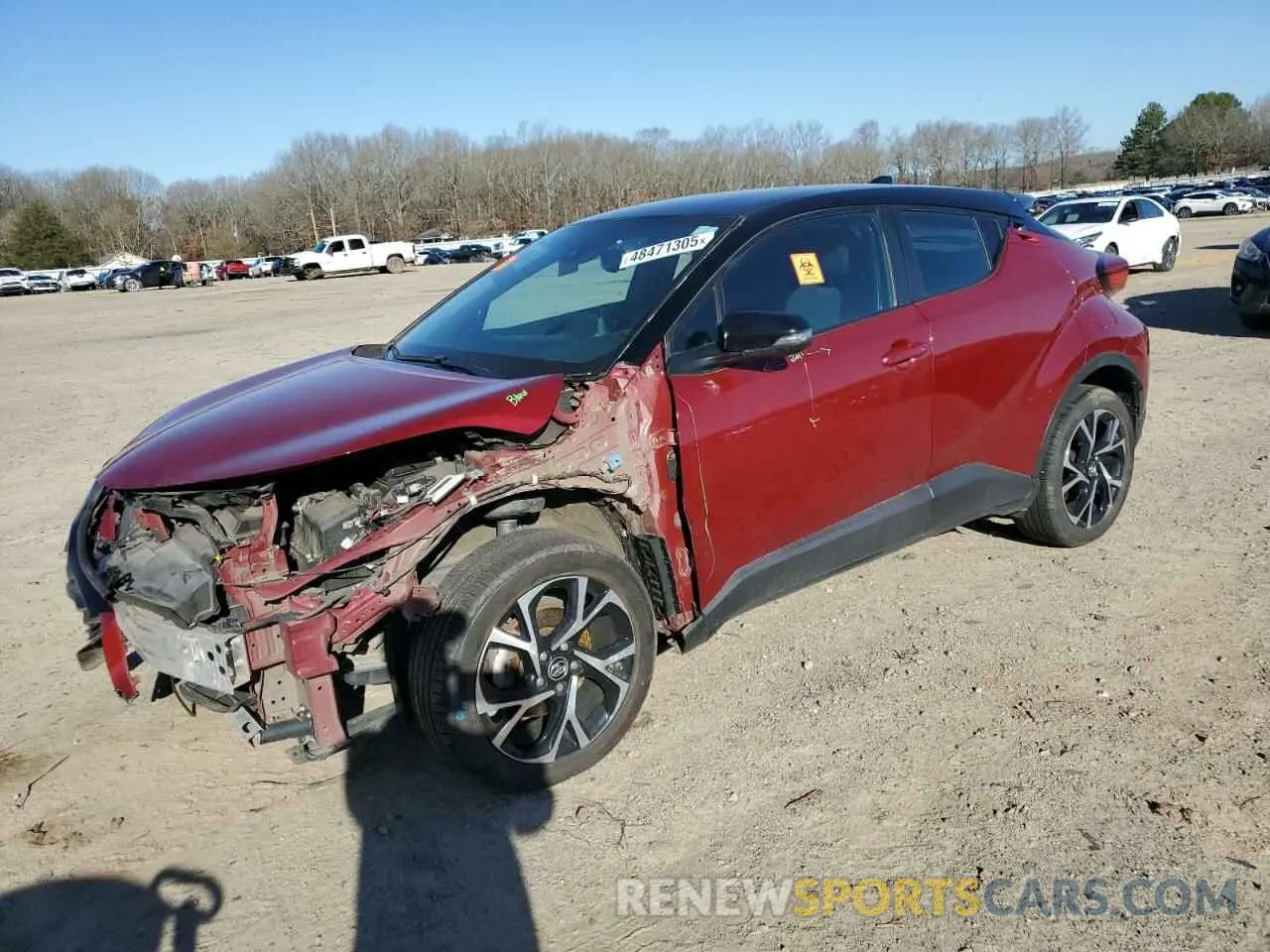 1 Photograph of a damaged car NMTKHMBX9KR081257 TOYOTA C-HR 2019