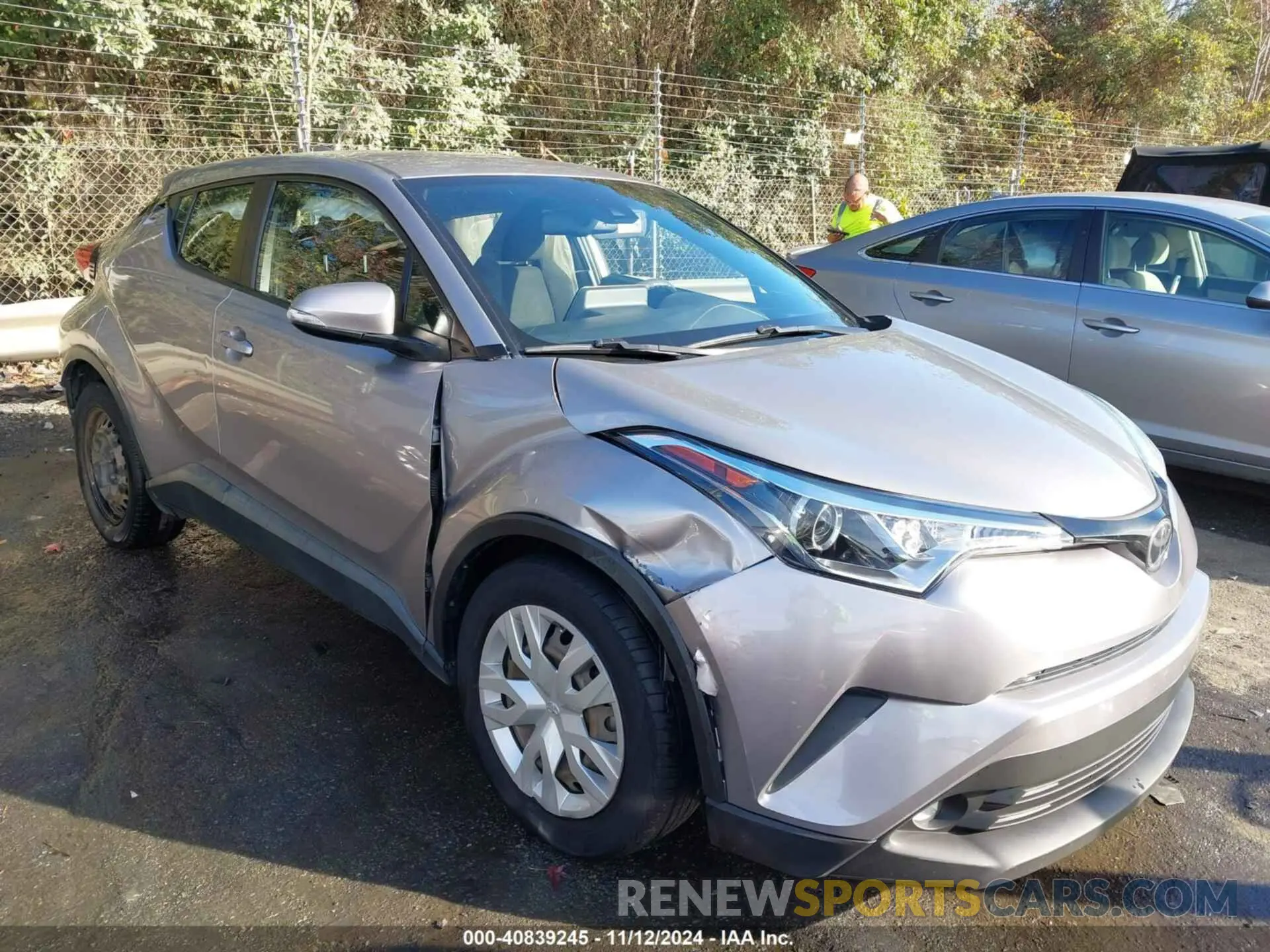 1 Photograph of a damaged car NMTKHMBXXKR068145 TOYOTA C-HR 2019